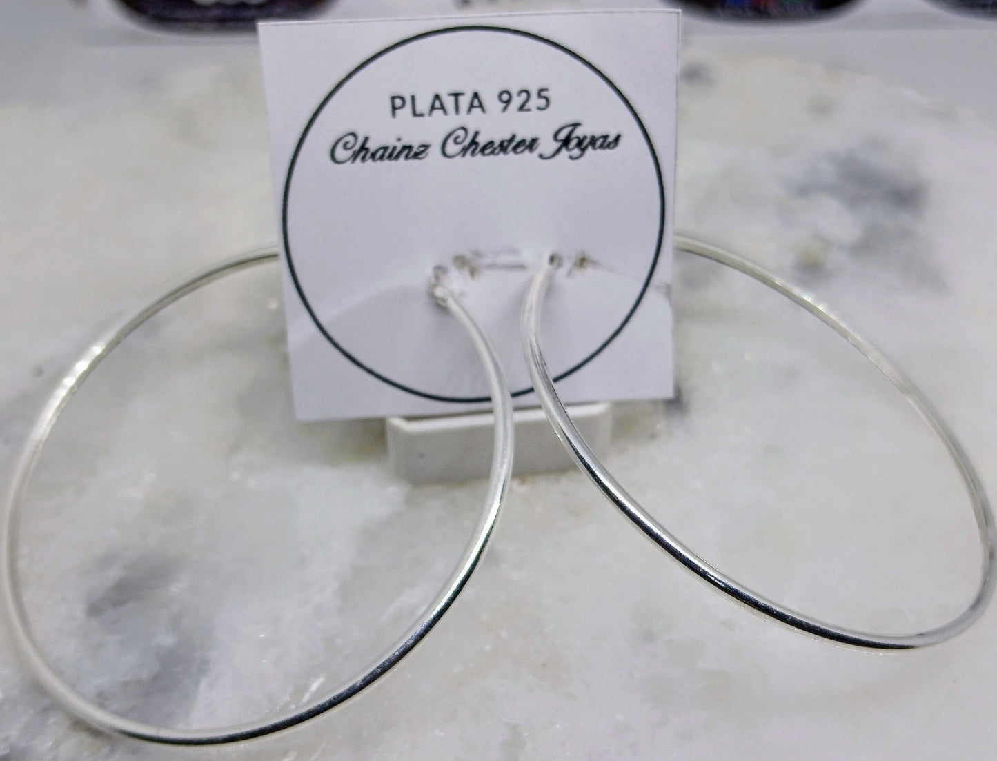 Aros - Argollas Lisos 49 mm - Plata925.
