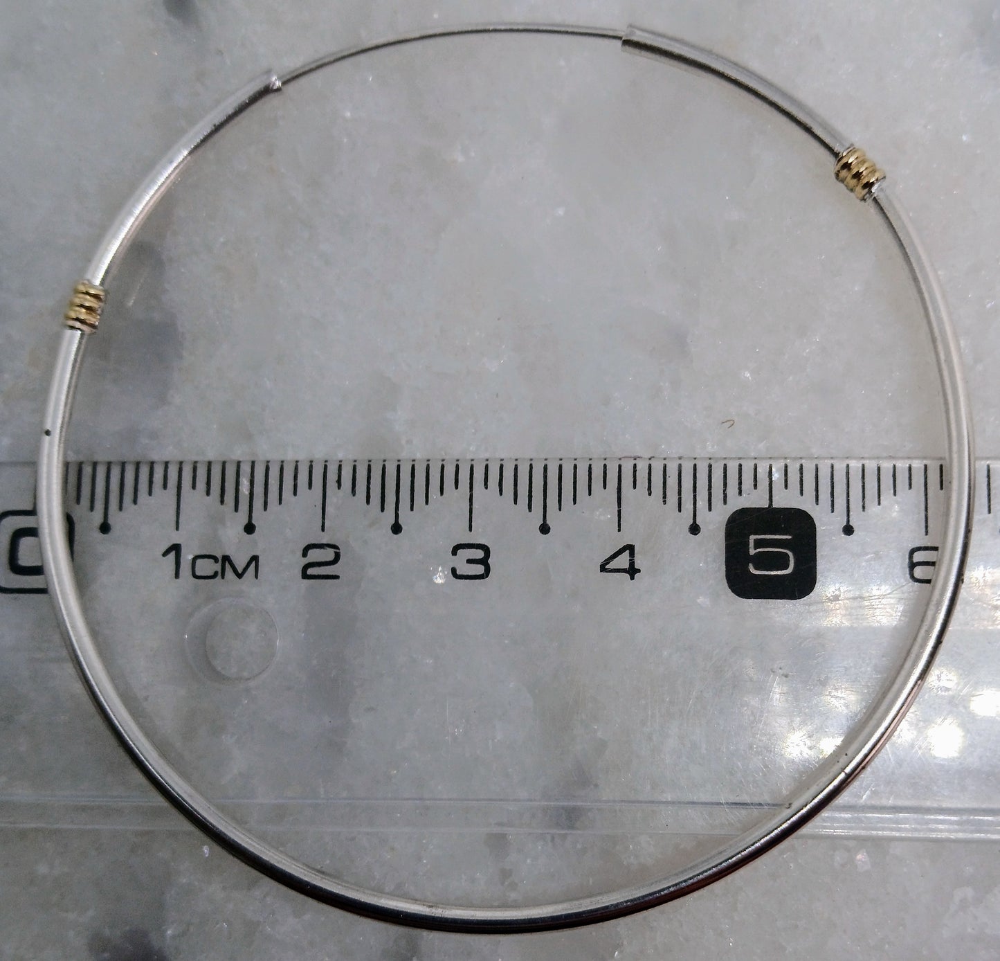 Aros - Argollas N°7 - 60 mm (lisas) - Plata y Oro.