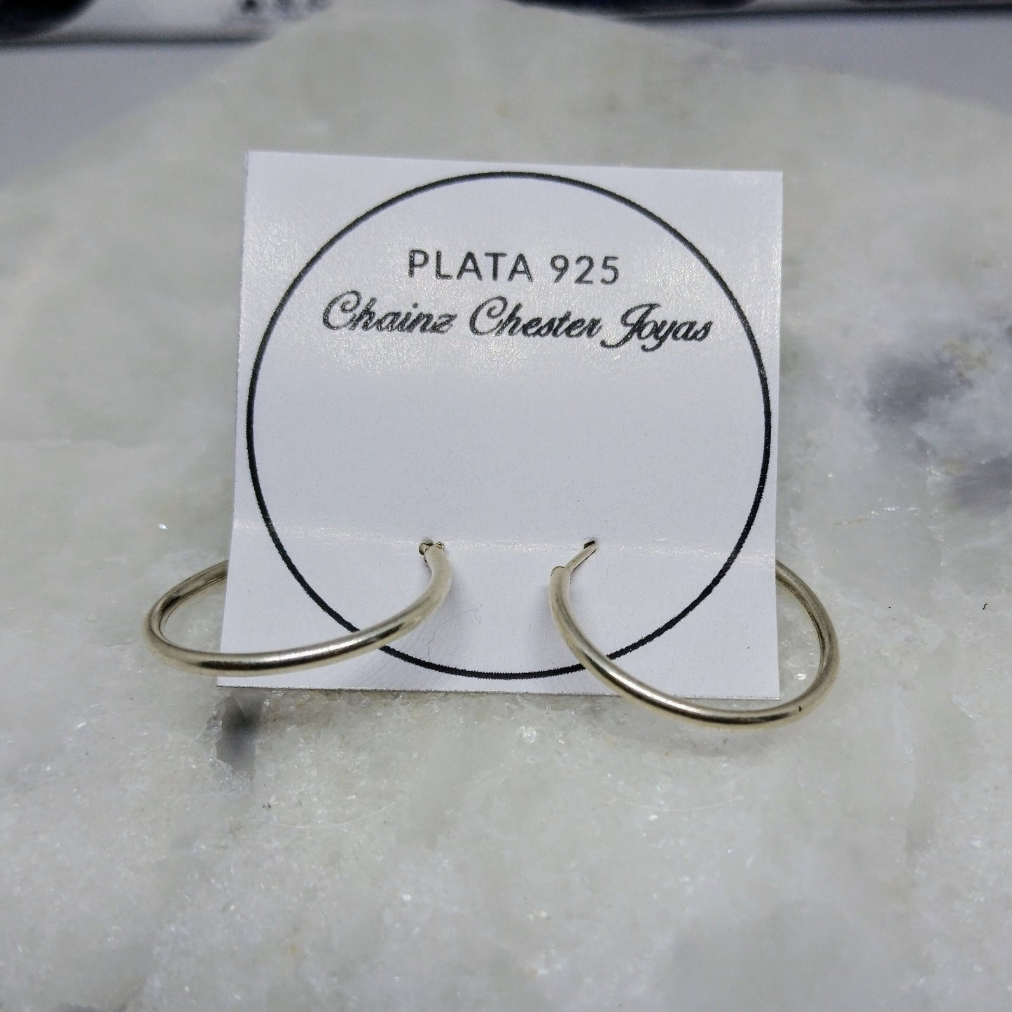 Aros - Argollas Lisas 20 mm - Plata925.