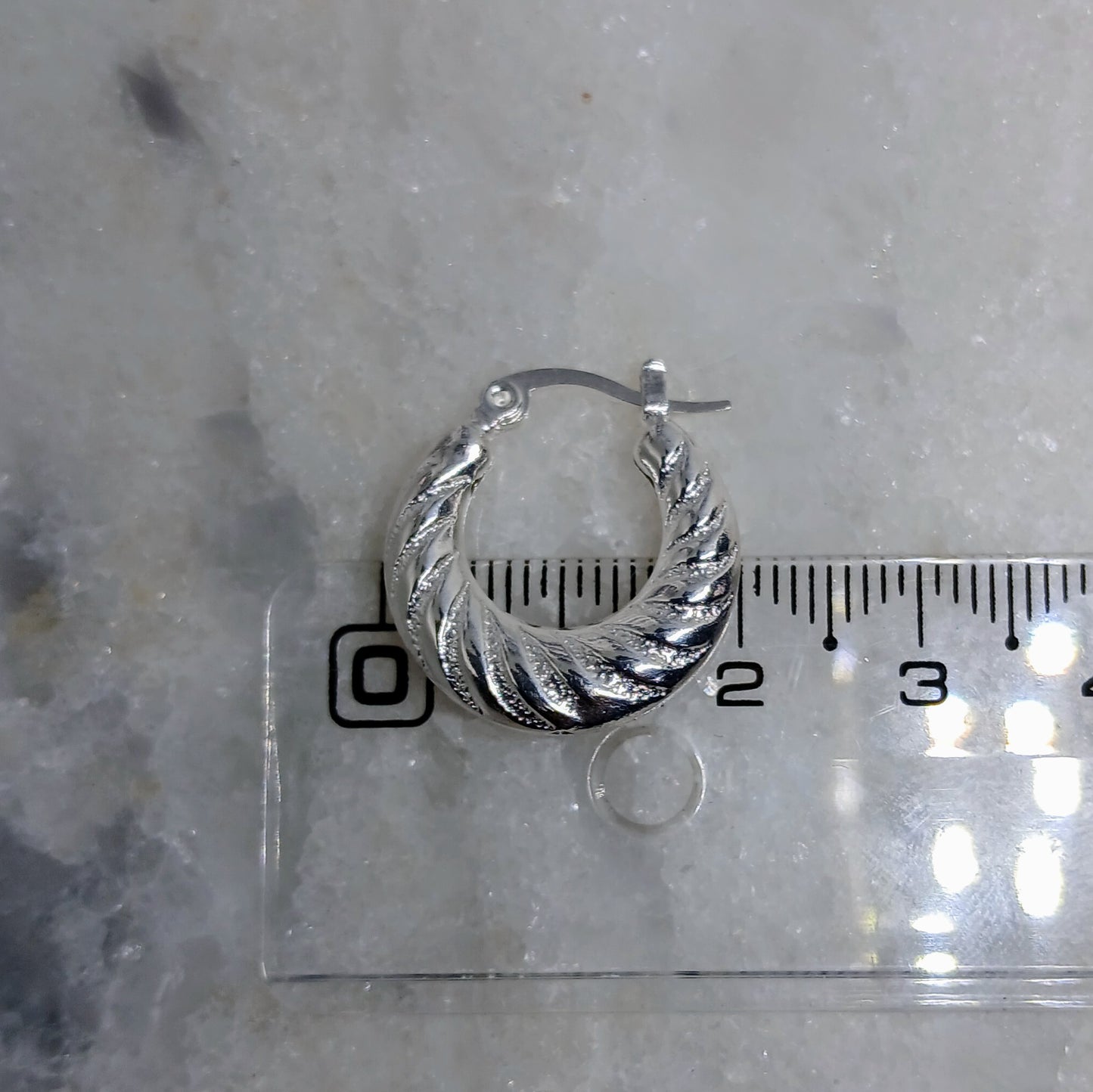 Aros - Argollas Inflados - 20 mm - Plata925.