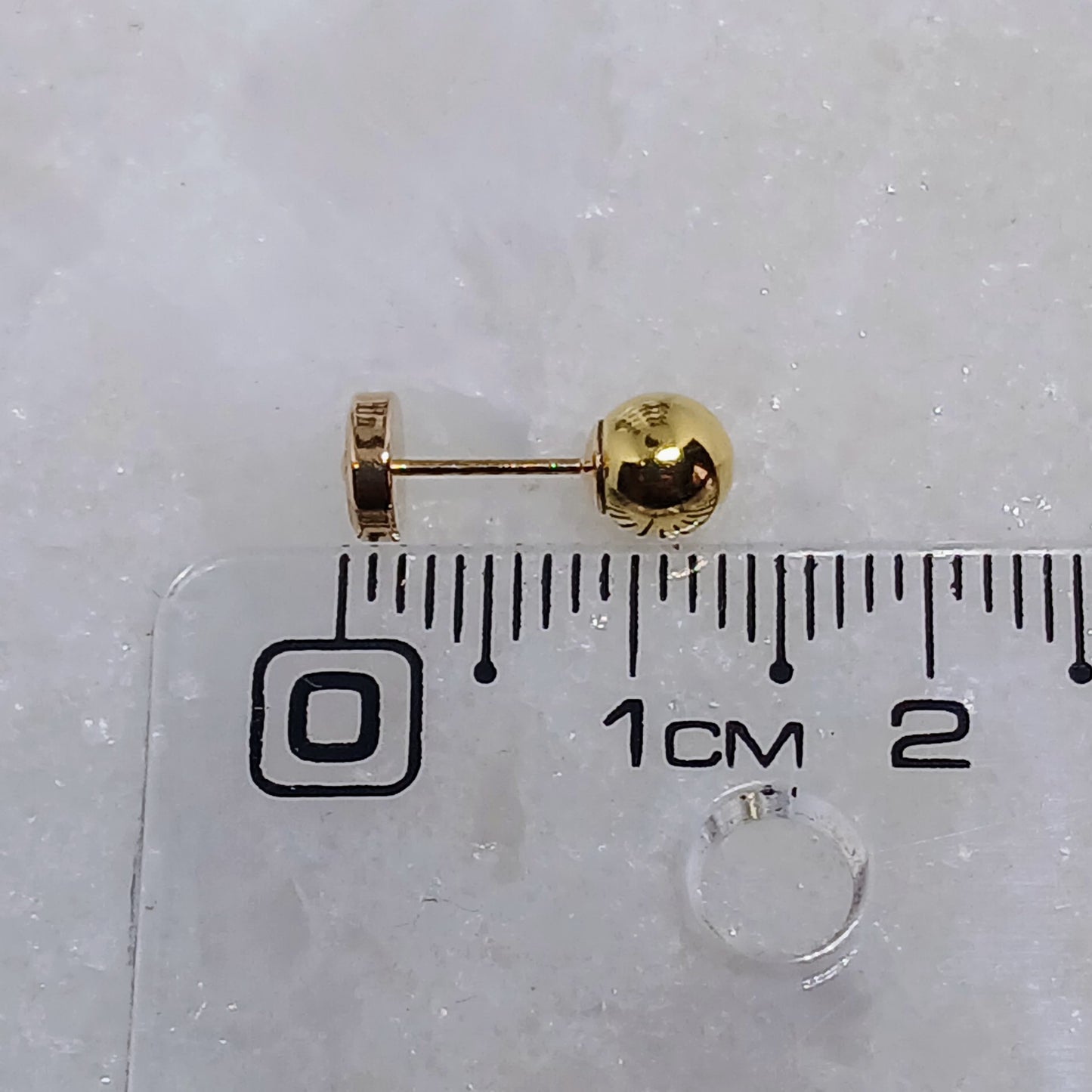Aros - Abridores Bolita 5 mm - Oro 18Kts