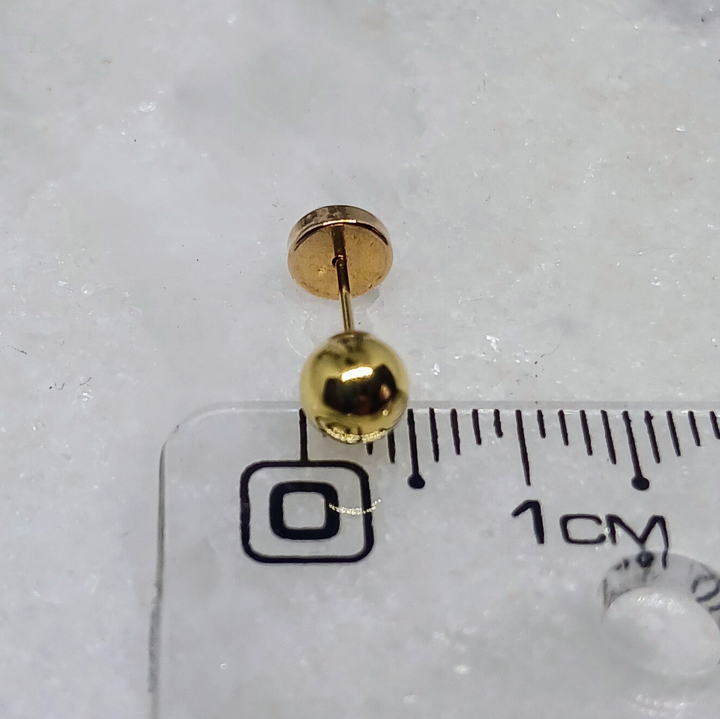 Aros - Abridores Bolita 5 mm - Oro 18Kts