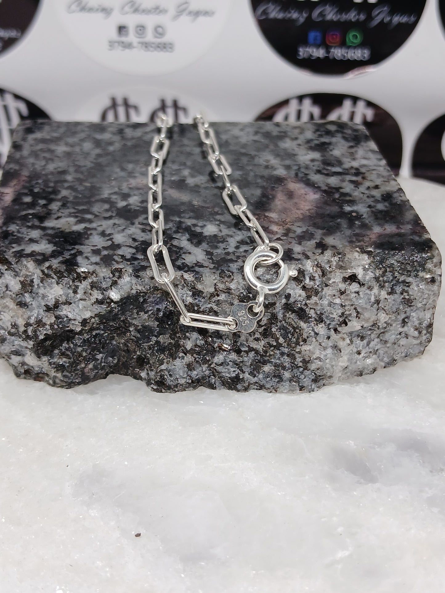 Collar - Forcet FL-80 x 60 Cms - Plata925 - Caballero.