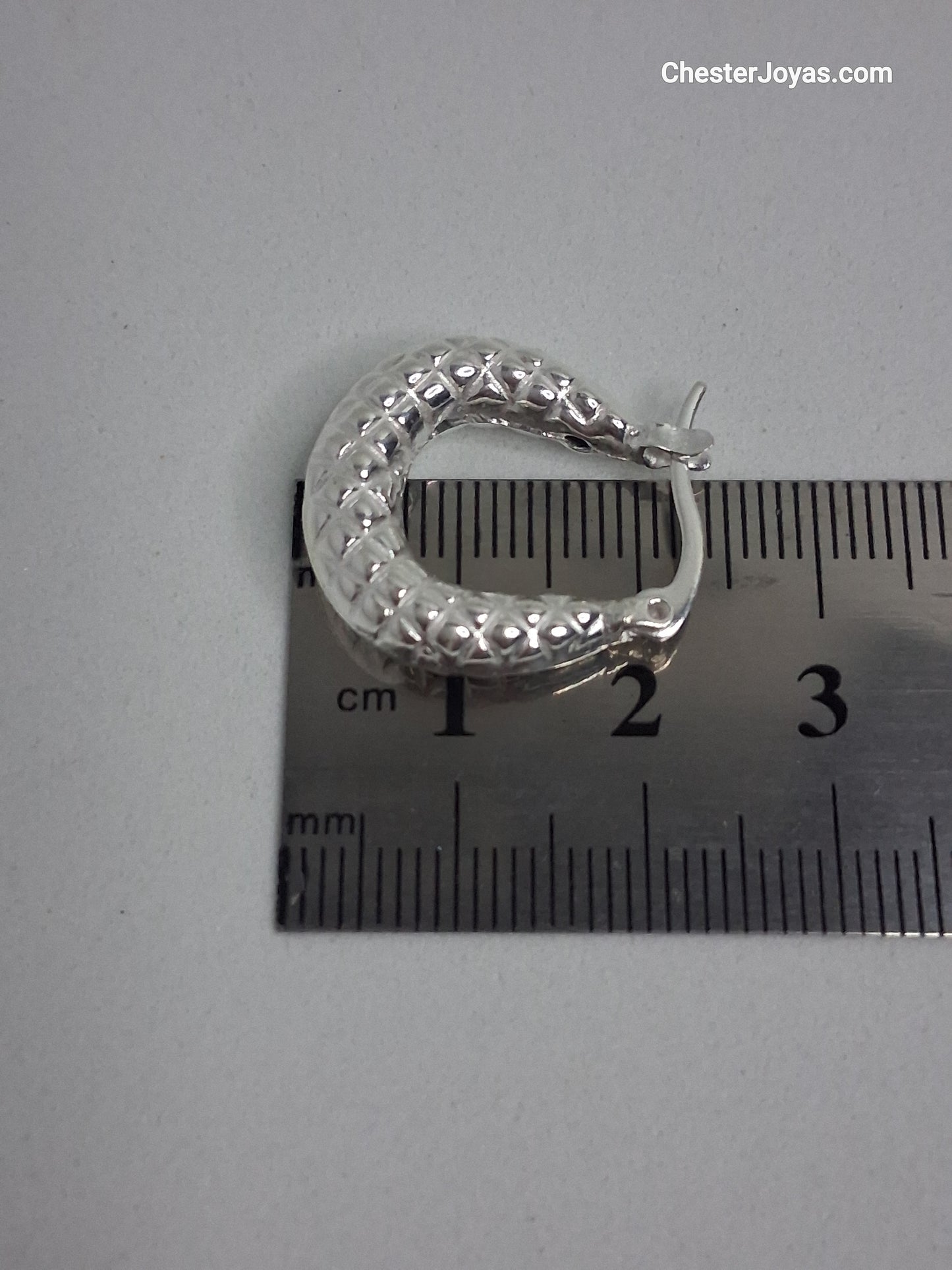 Aros - Argollas Inflados - 22 mm - Plata925.