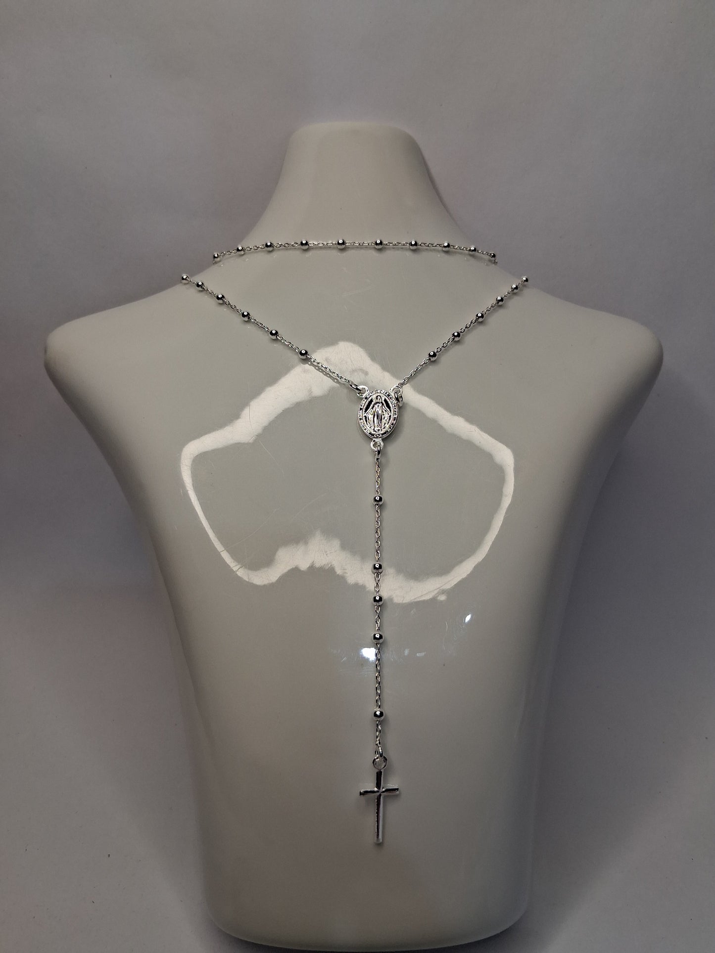 Collar - Rosario x 60 cms - Plata925 - Dama.
