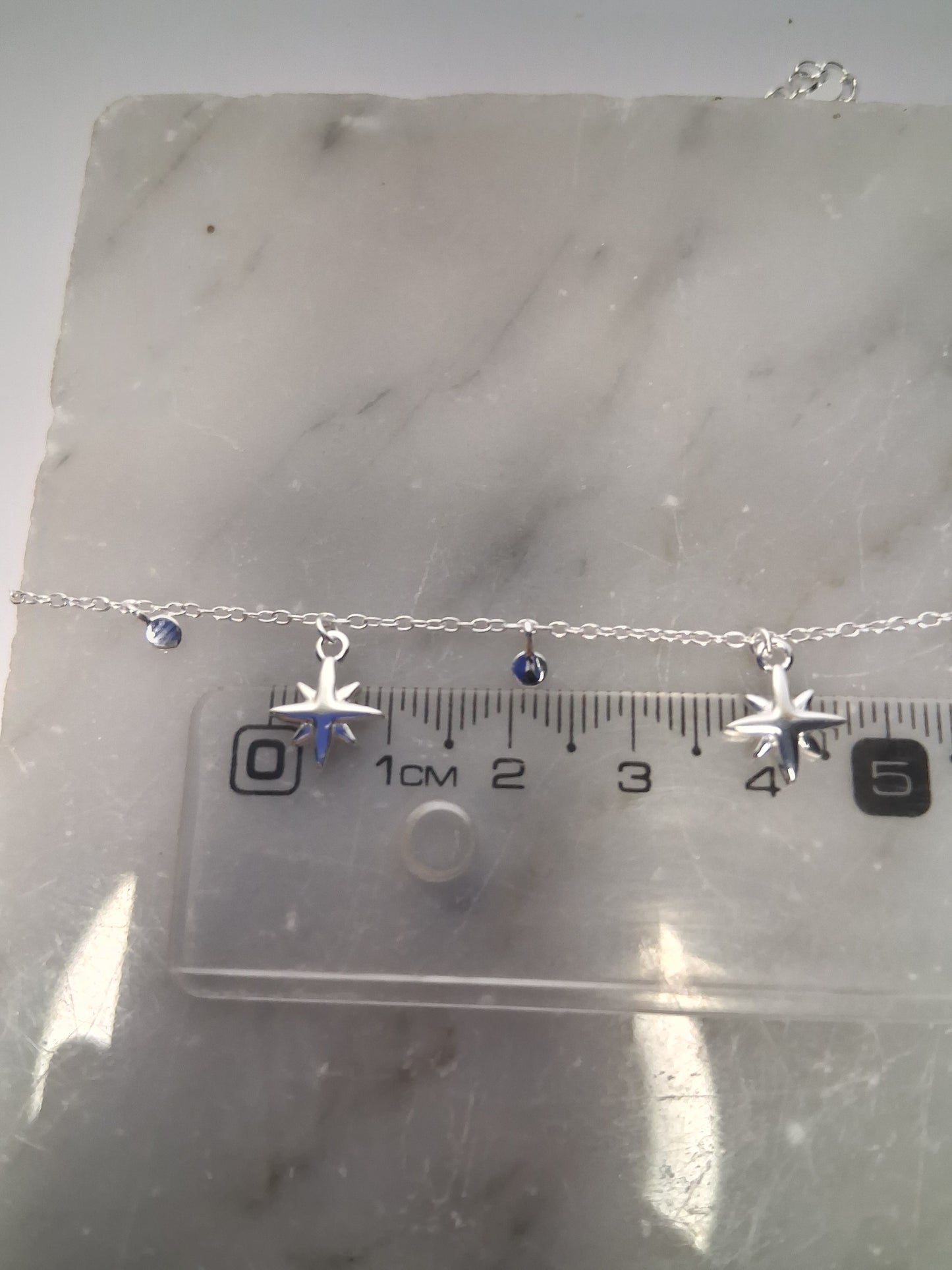Collar - Colgante dije Estrellas (regulable) - Plata925 - Dama.