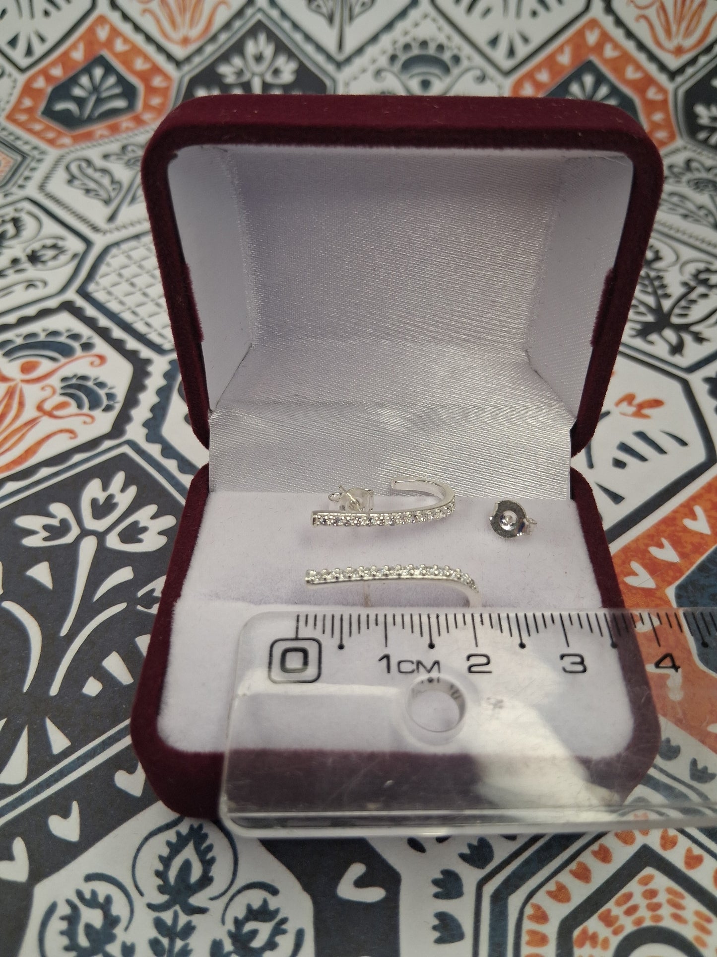 Aros - Pasantes Tipo Huggie - Plata 925 - Dama.