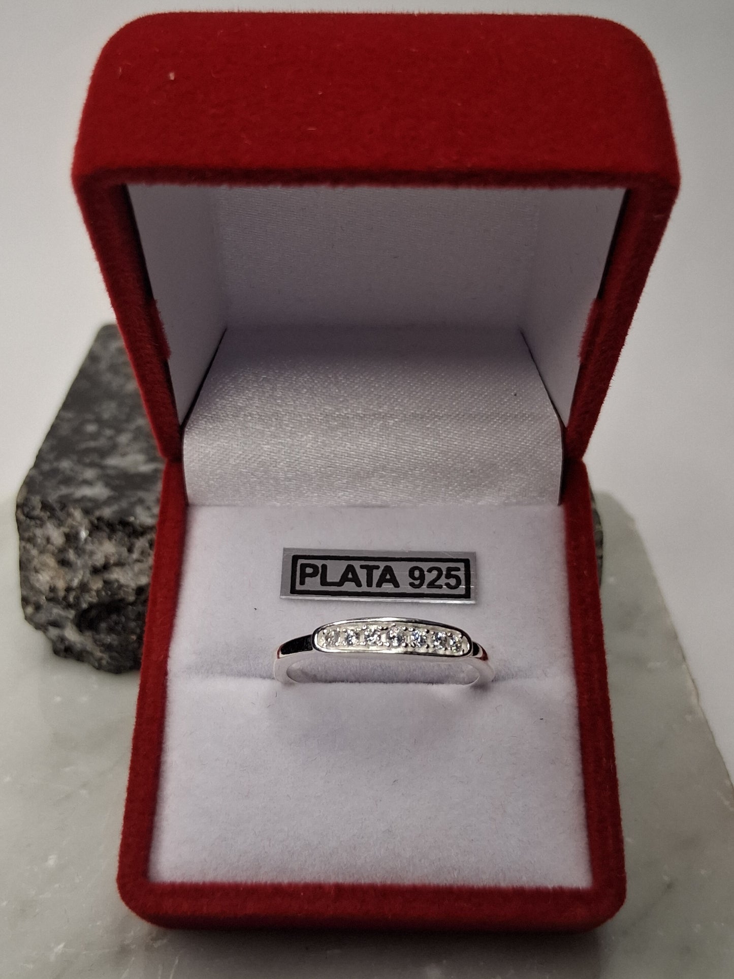 Anillo CAPRI - Medida 18 - Plata925 - Dama.