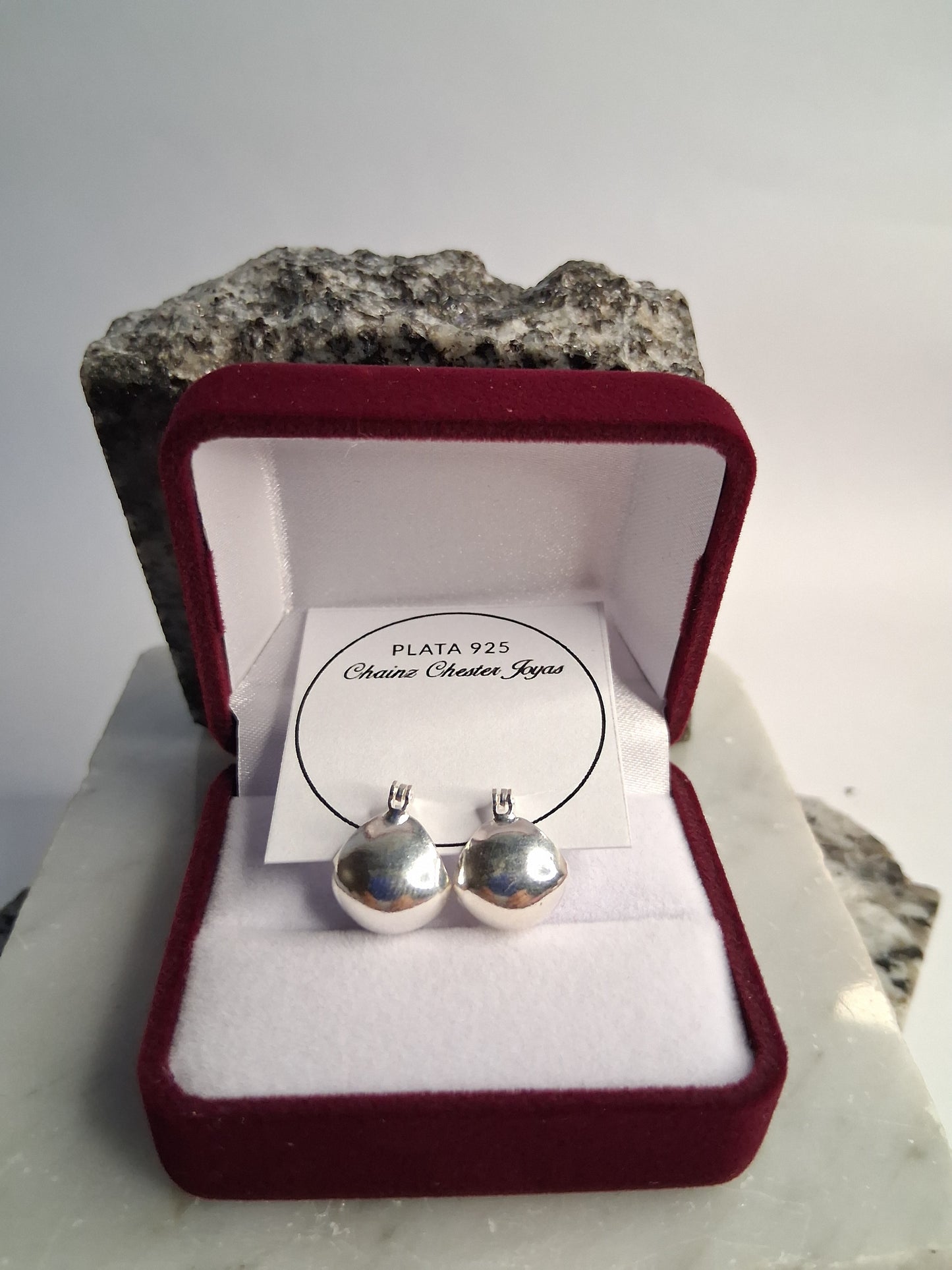 Aros - Argollas canastitas - 10 mm - Plata925.