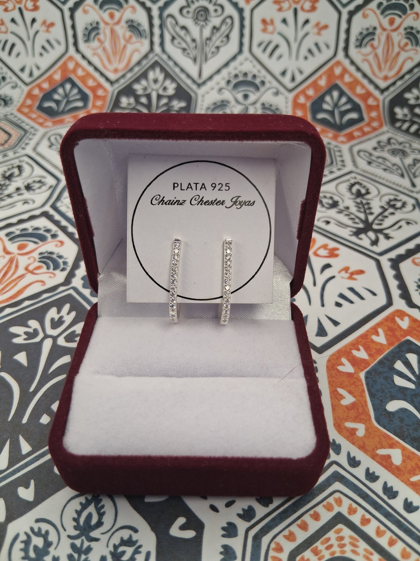 Aros - Pasantes Tipo Huggie - Plata 925 - Dama.