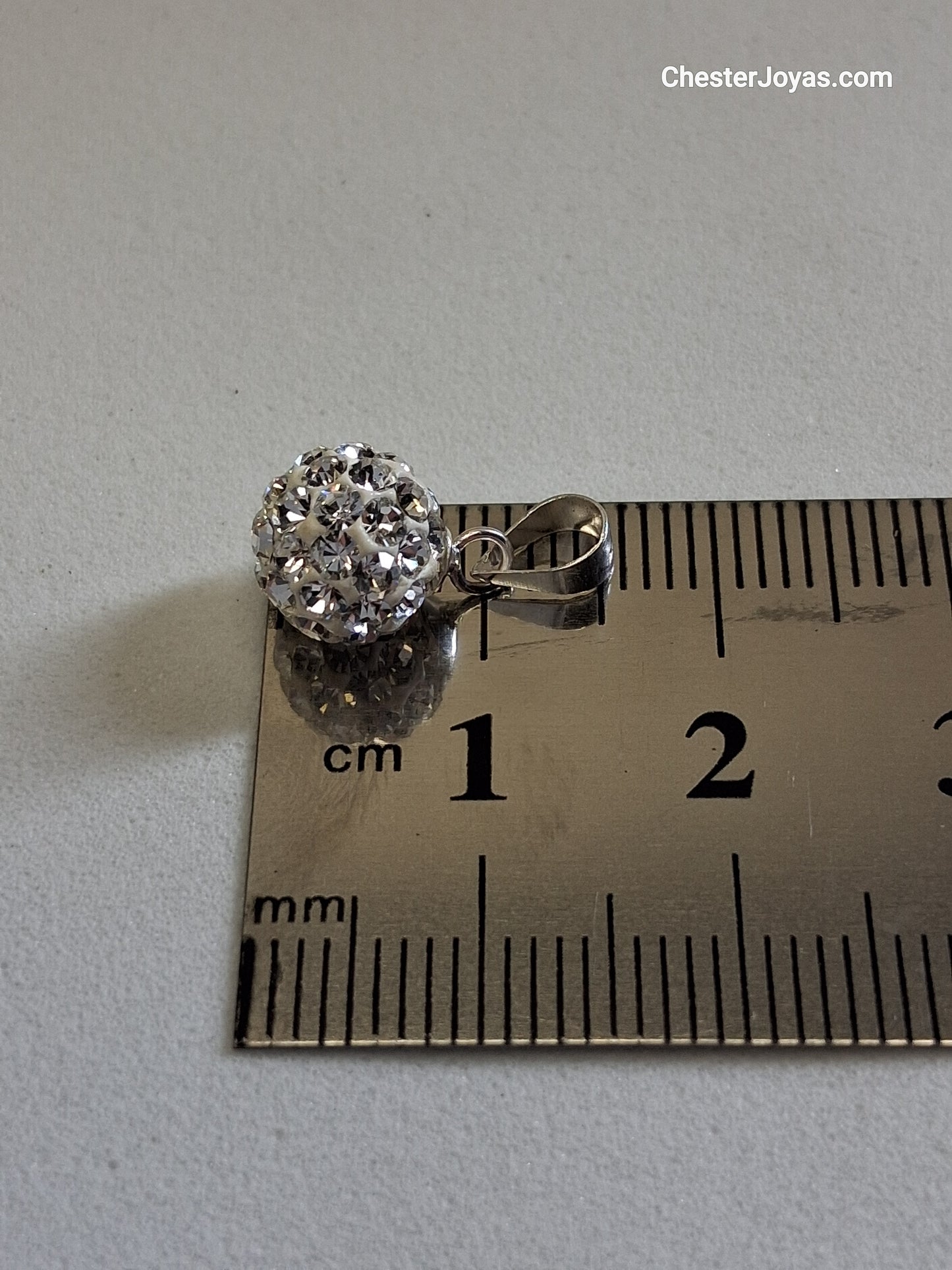 Collar - Bolita ee fuego cadena (Singapur) - Plata925 - Dama.