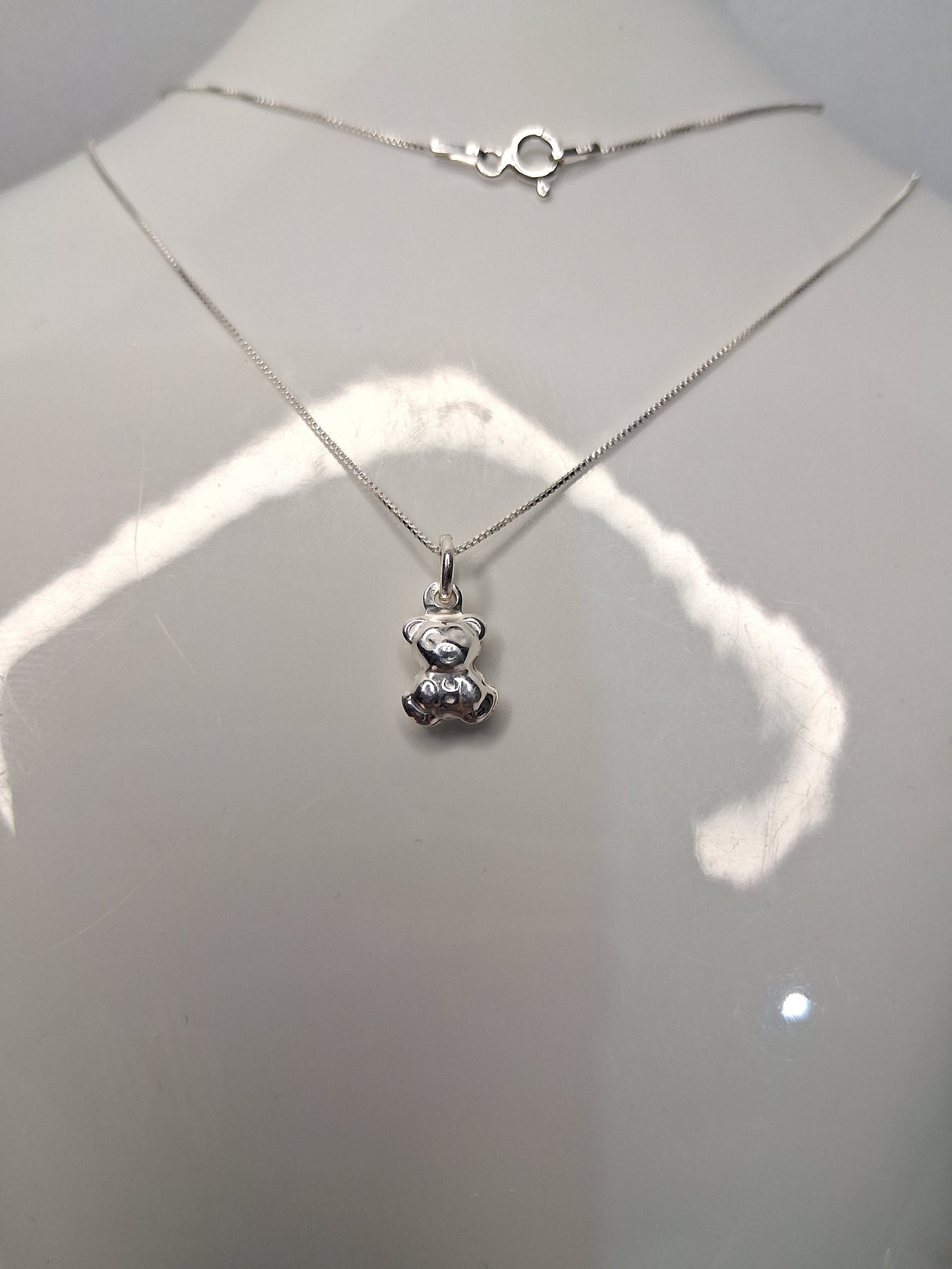 Collar - Osito INGRID (Singapur) - Plata925 - Dama.