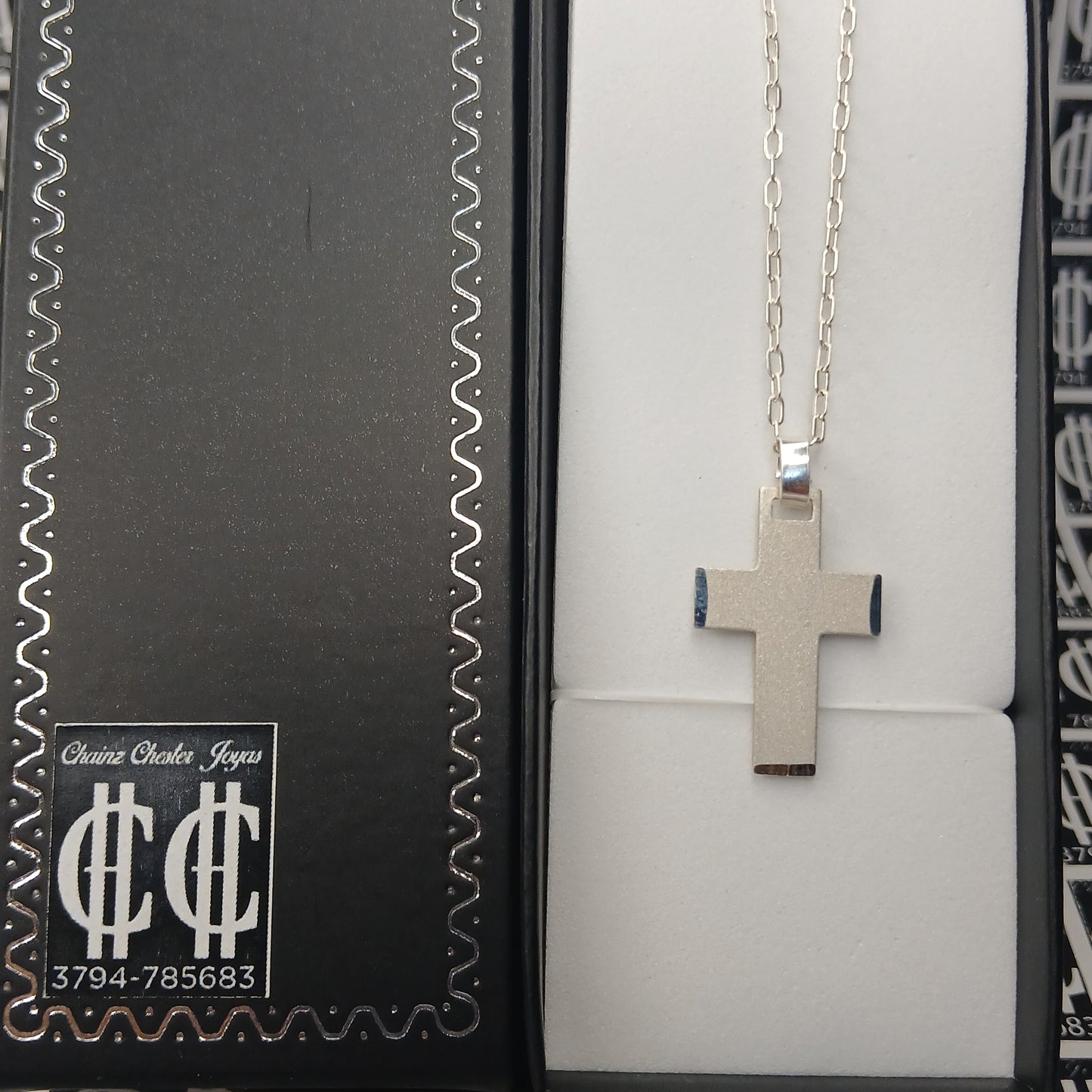 Collar - Mini Forcet - Cruz Chata - Plata925 - Dama.