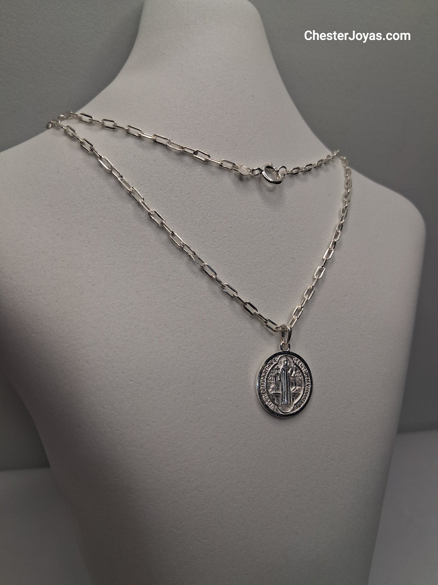 Collar - Forcet F 60 x 70 cms - San Benito - Plata925 - Caballero.