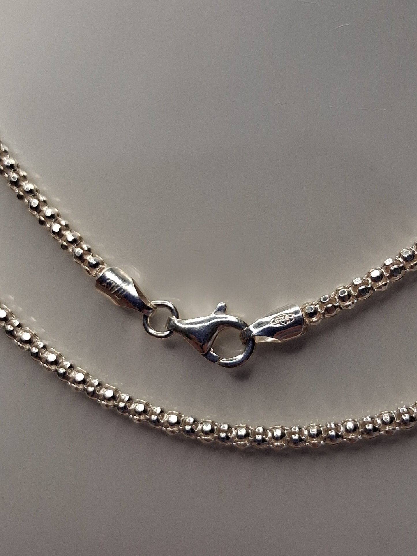 Collar - Cadena Coreana x 45 cm - Plata925.