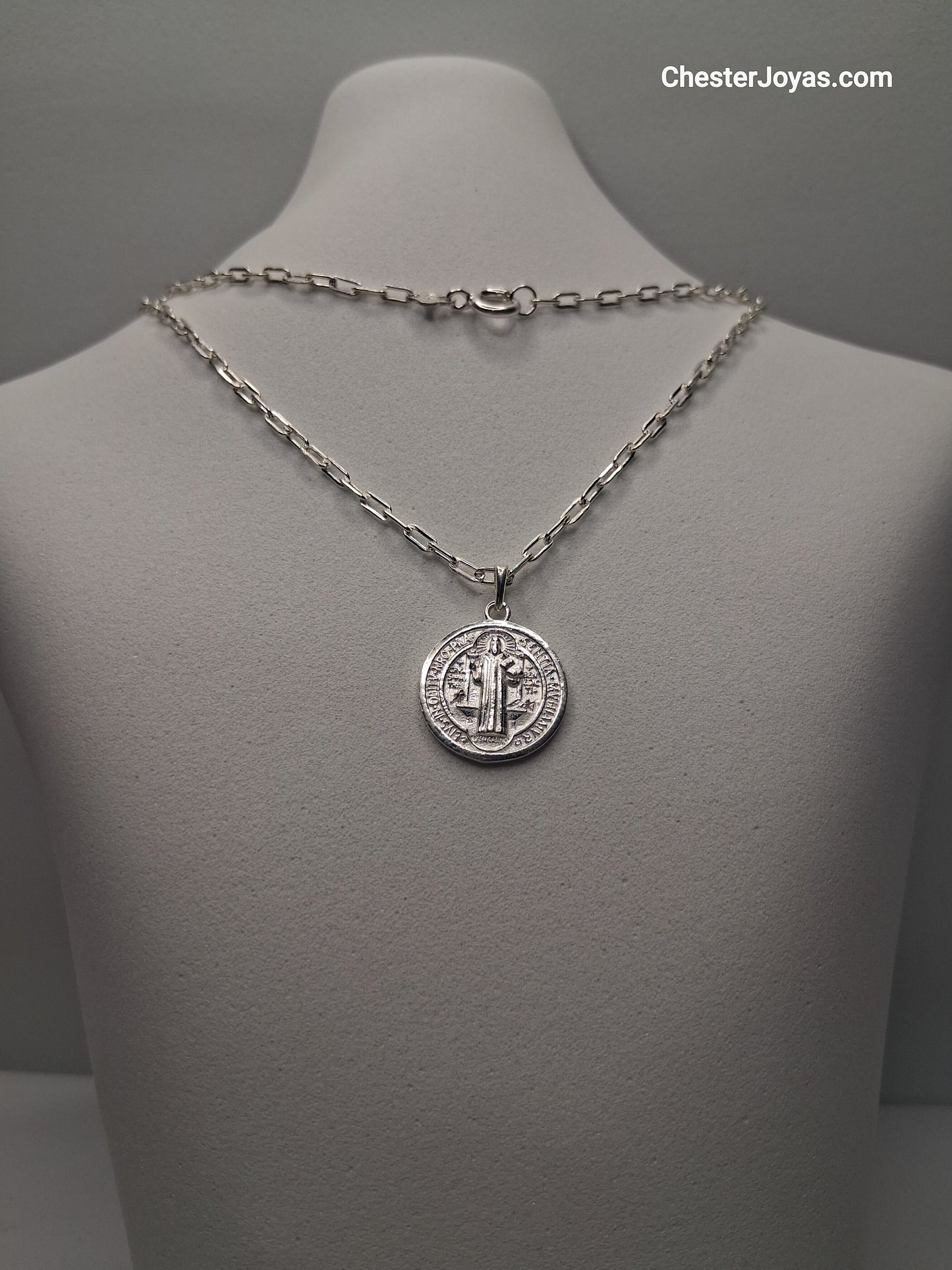 Collar - Forcet F 60 x 70 cms - San Benito - Plata925 - Caballero.