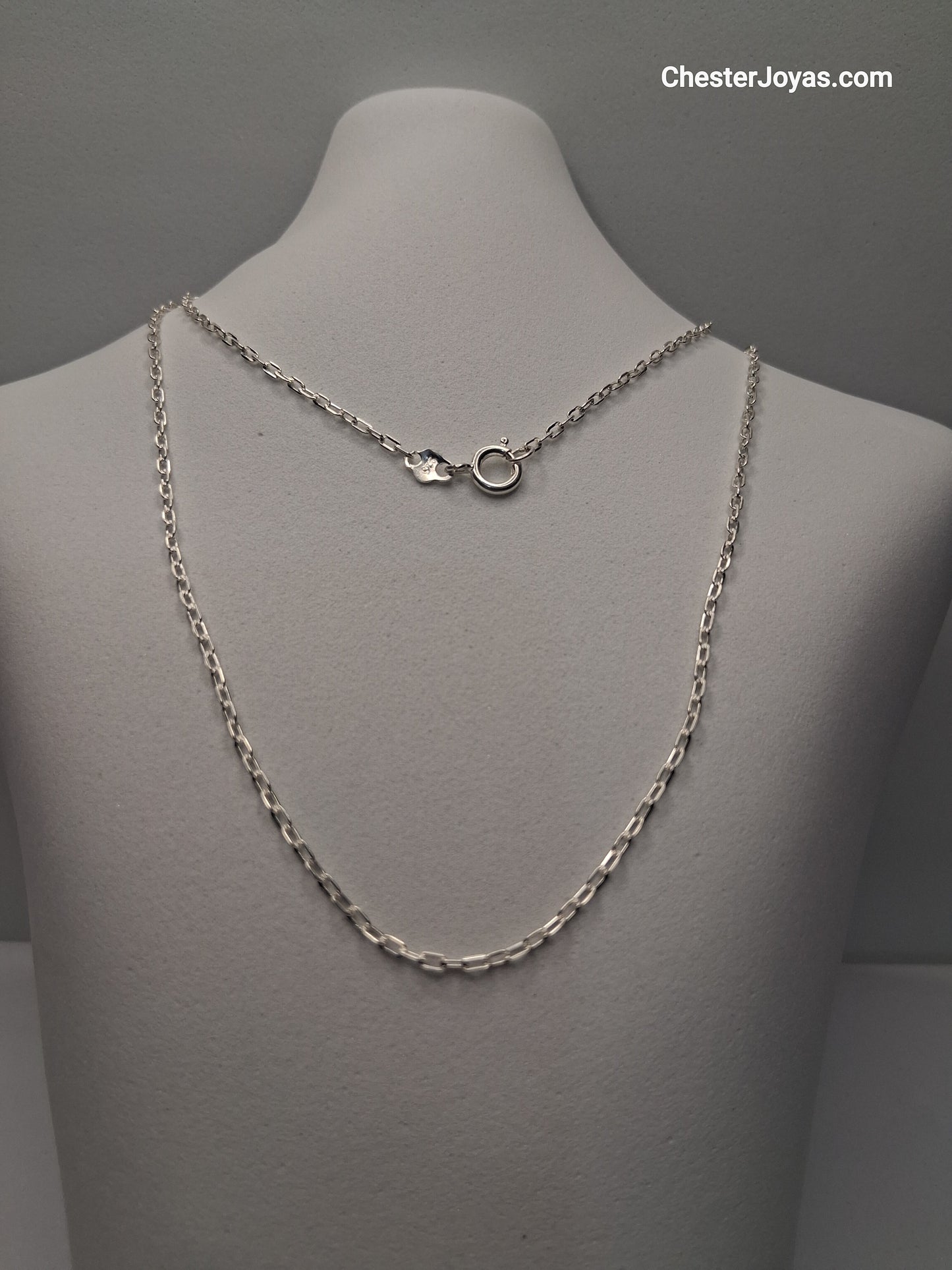 Collar - Mini Forcet 60 cms - Plata925 - Caballero.