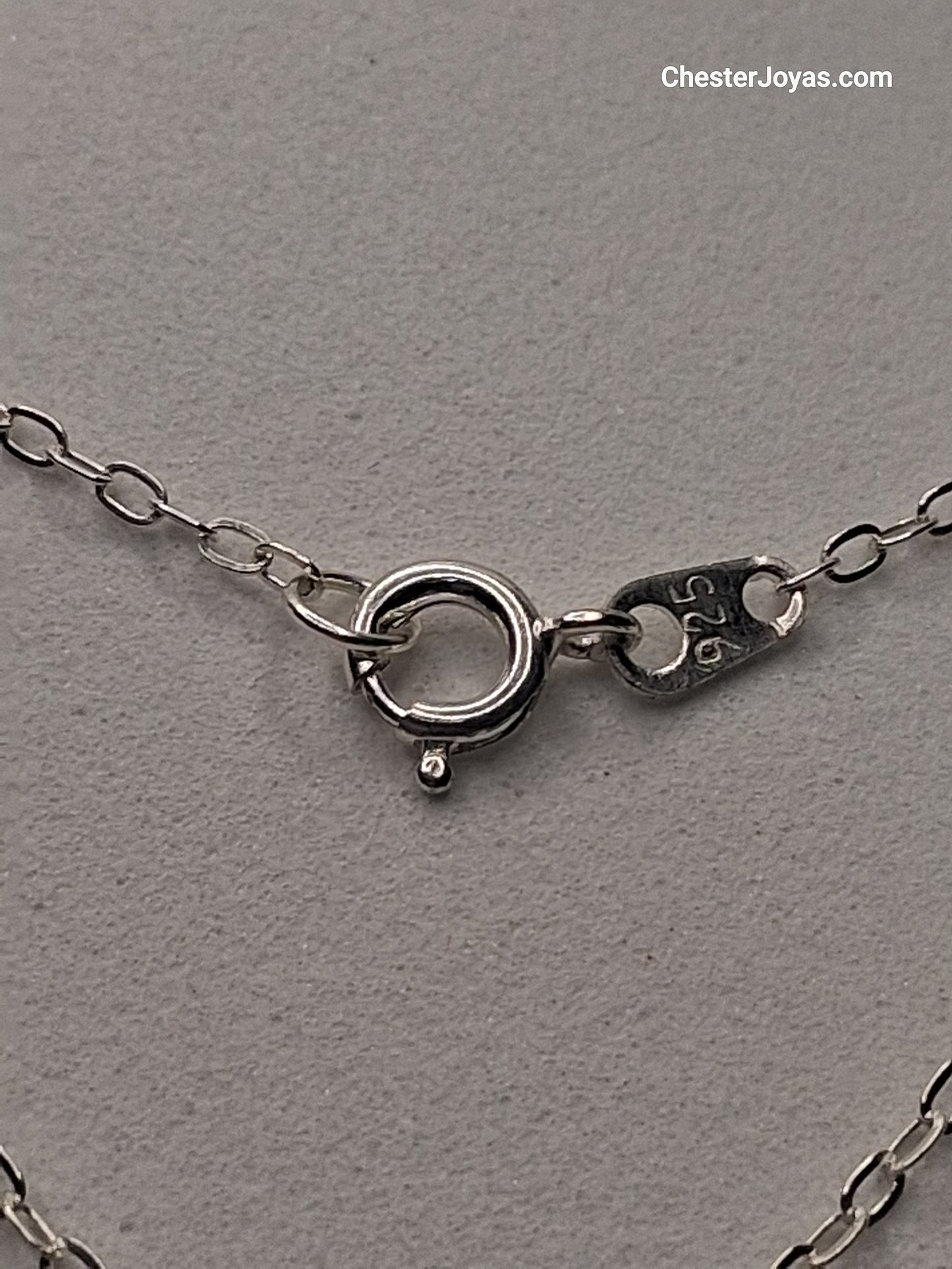 Collar - Mini Forcet x 50 cms - Cruz Chata - Plata925 - Caballero.