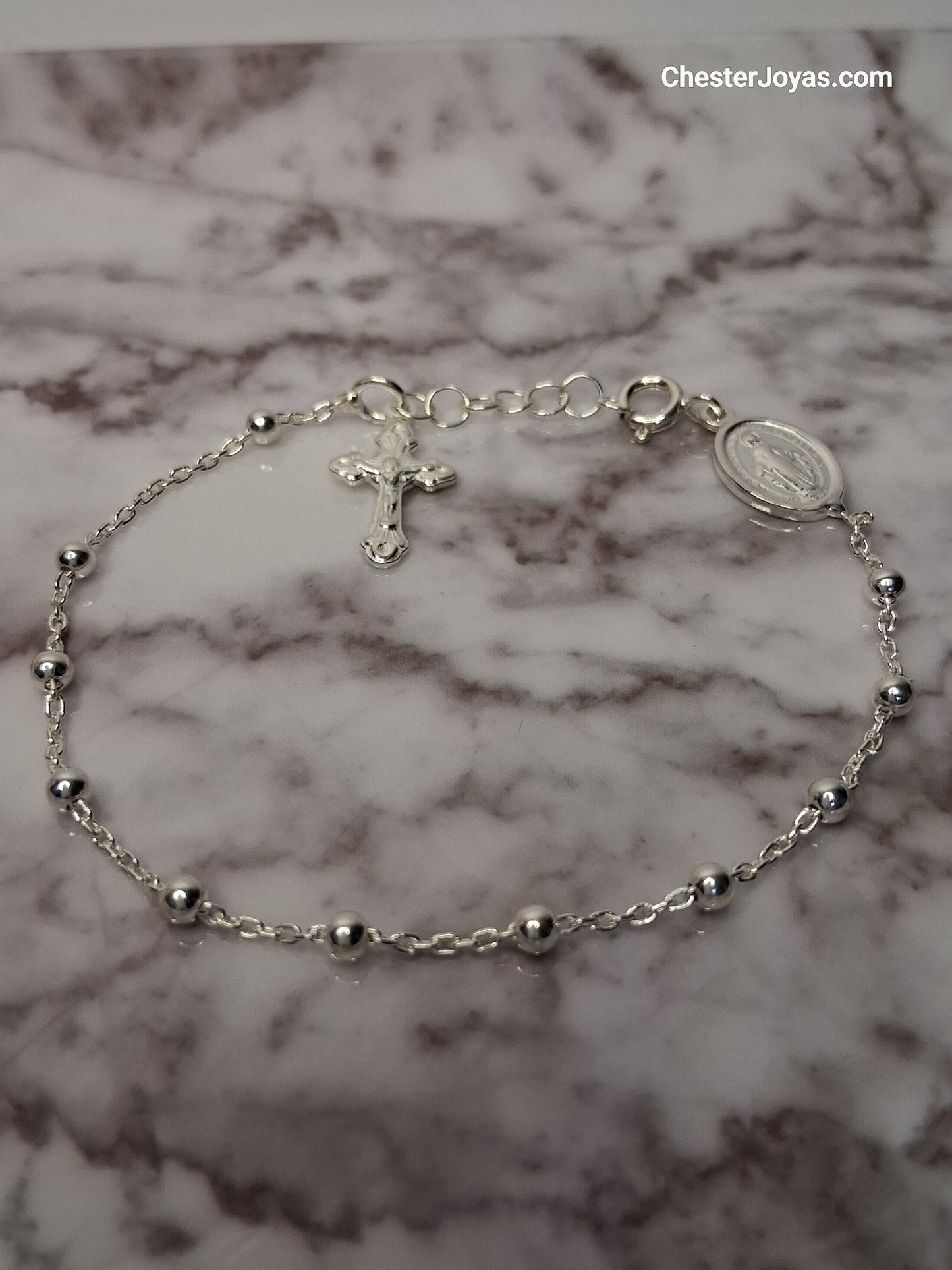 Pulsera - Denario 17,5 + 2 cm - Regulable - Plata925
