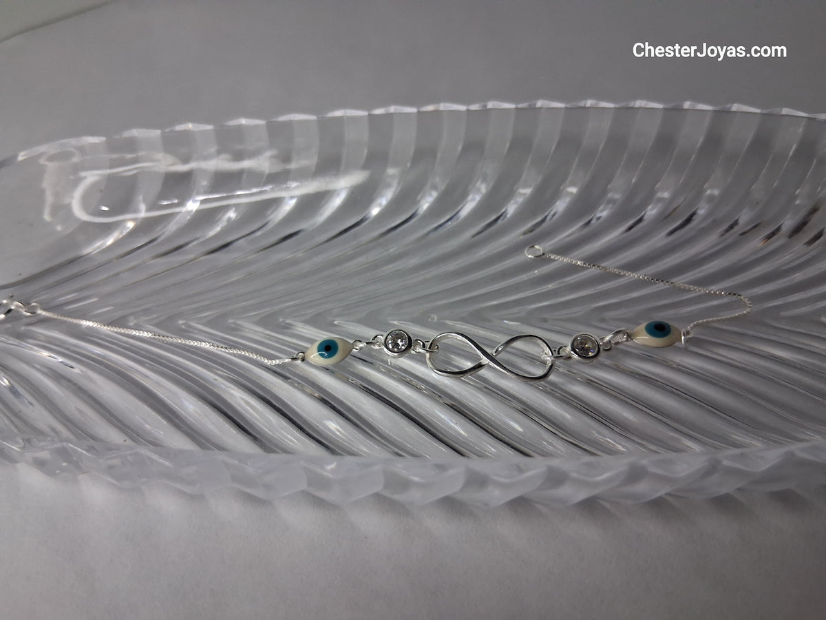 Pulsera - Ojo Turco Susano Infinito - Plata925 - Dama.