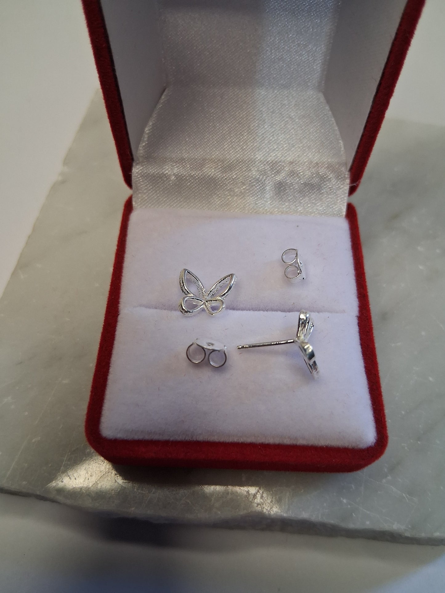 Aros - Pasante Mariposa (2) - Plata925.