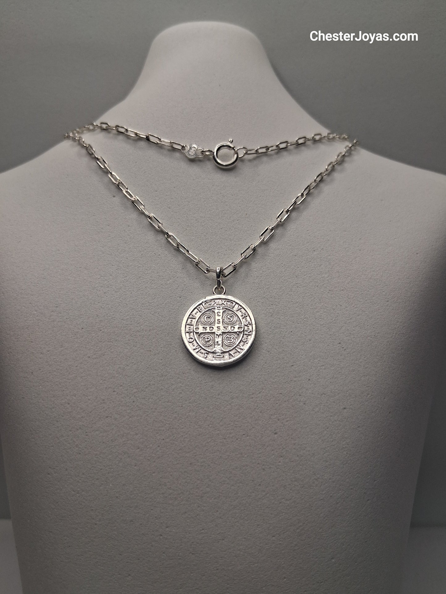 Collar - Forcet F 60 x 70 cms - San Benito - Plata925 - Caballero.