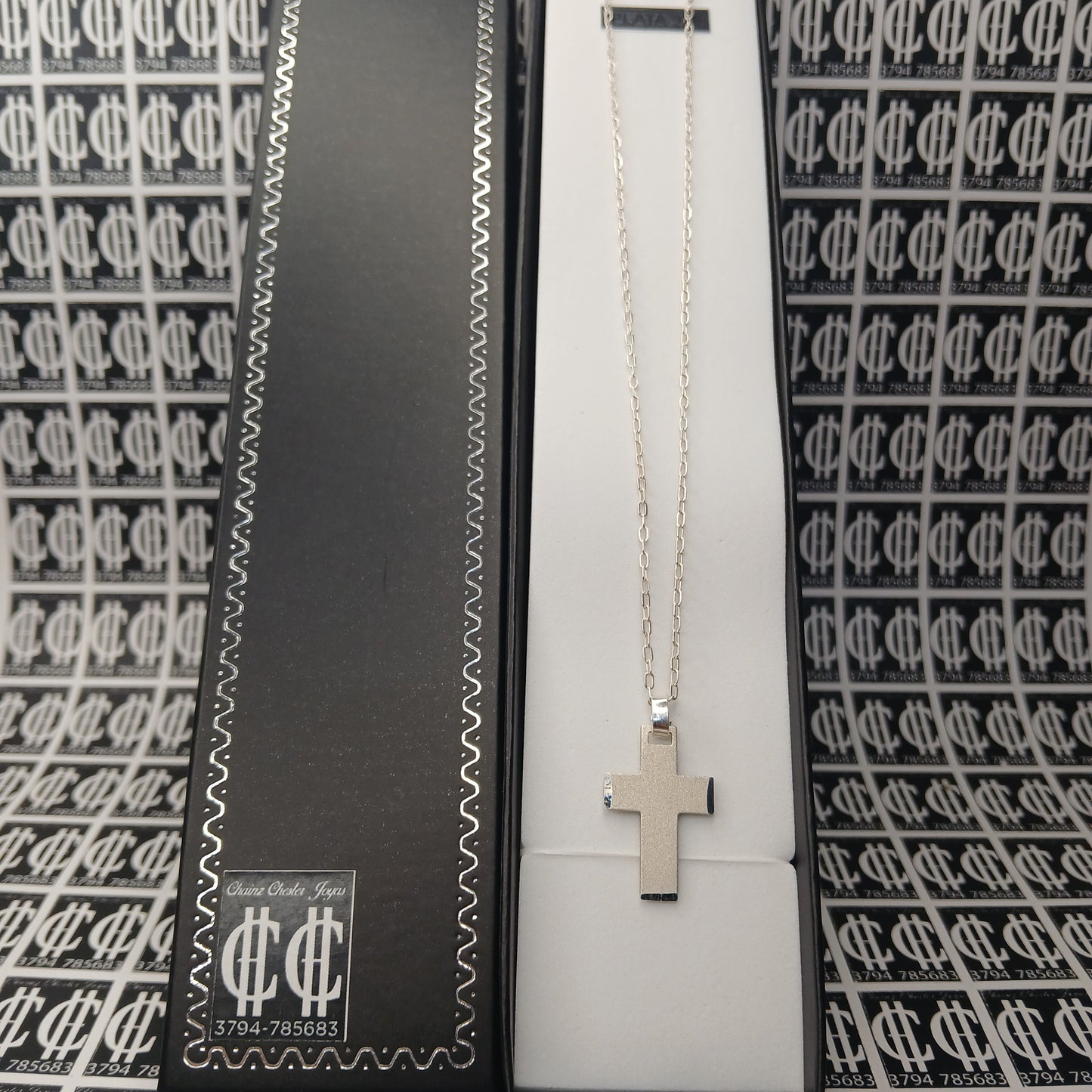 Collar - Mini Forcet - Cruz Chata - Plata925 - Dama.