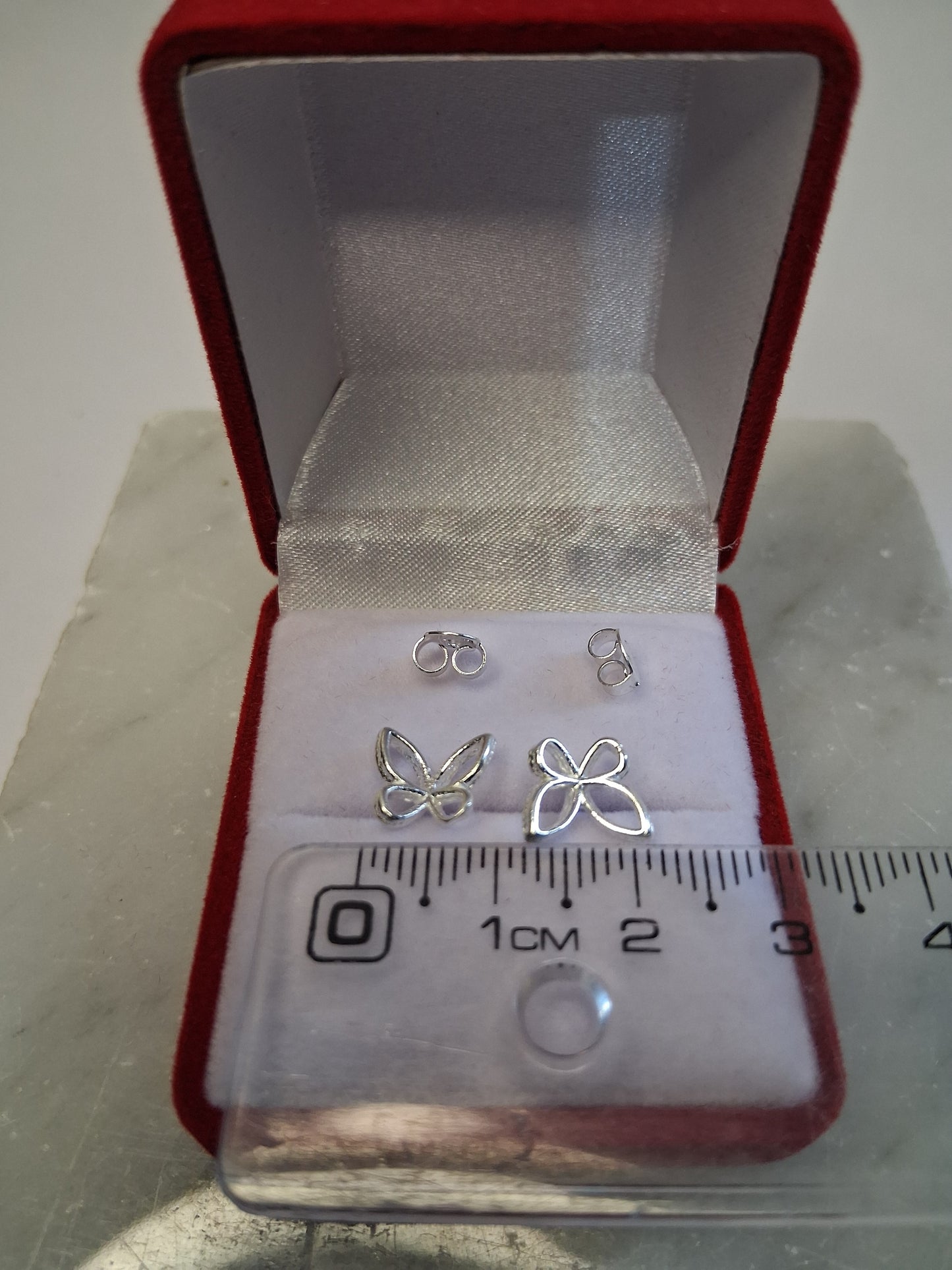 Aros - Pasante Mariposa (2) - Plata925.