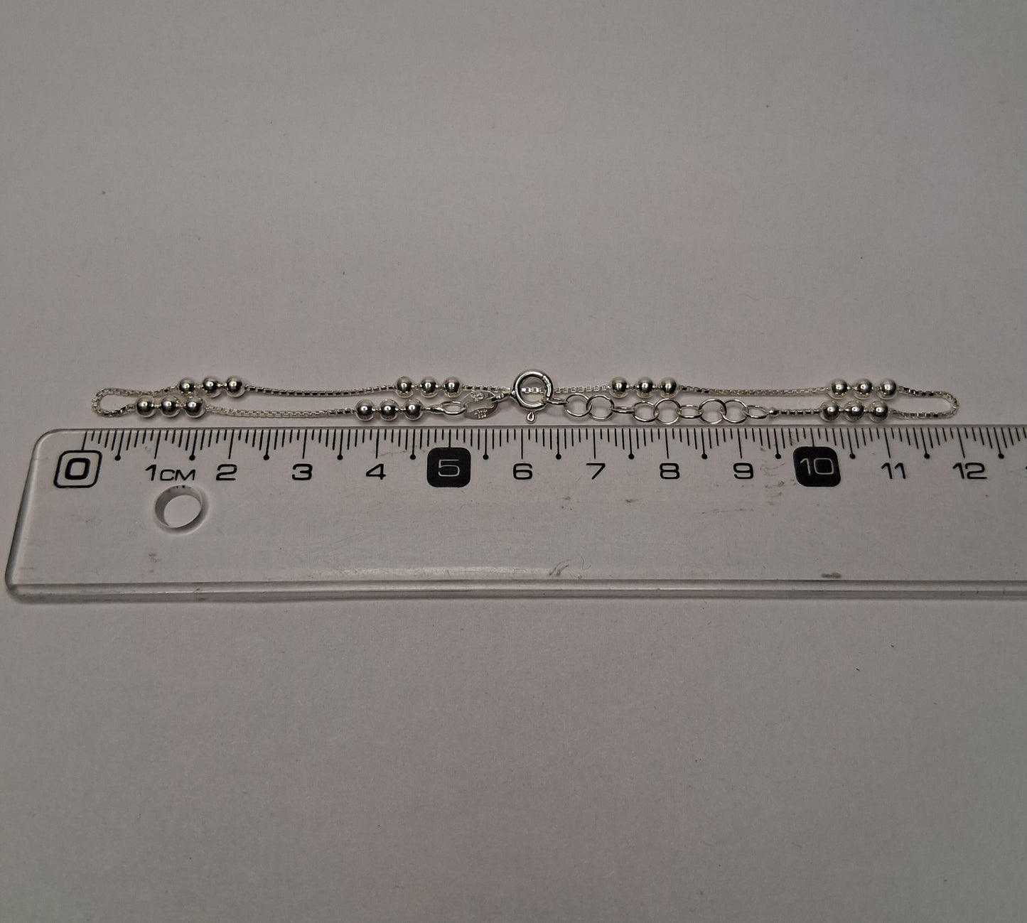 Pulsera - 3 Bolitas 23 cm - Plata925 - Dama.