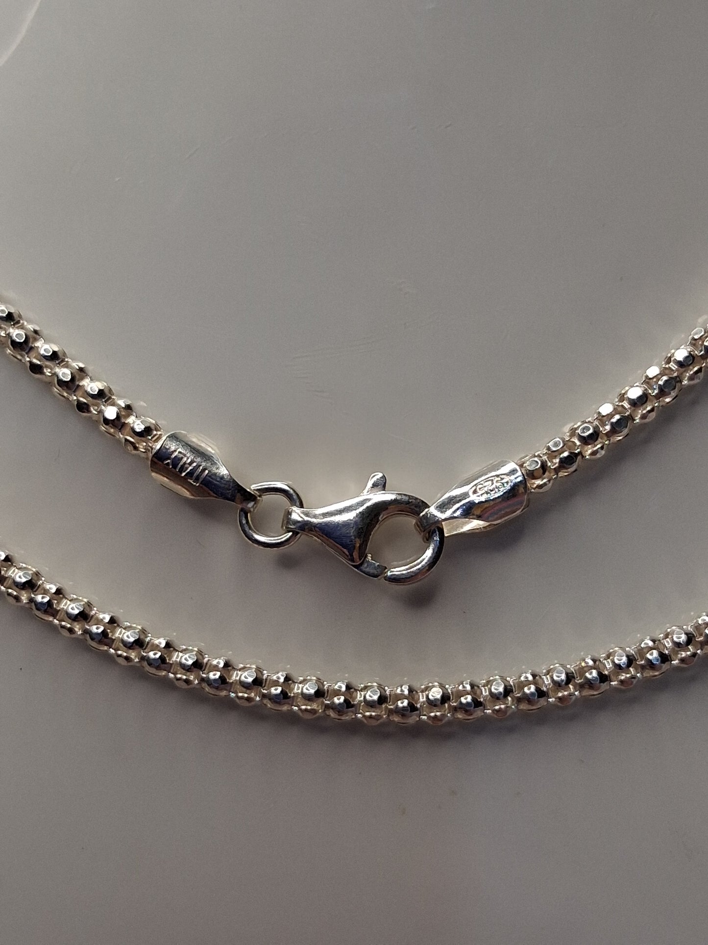 Collar - Cadena Coreana x 45 cm - Plata925.