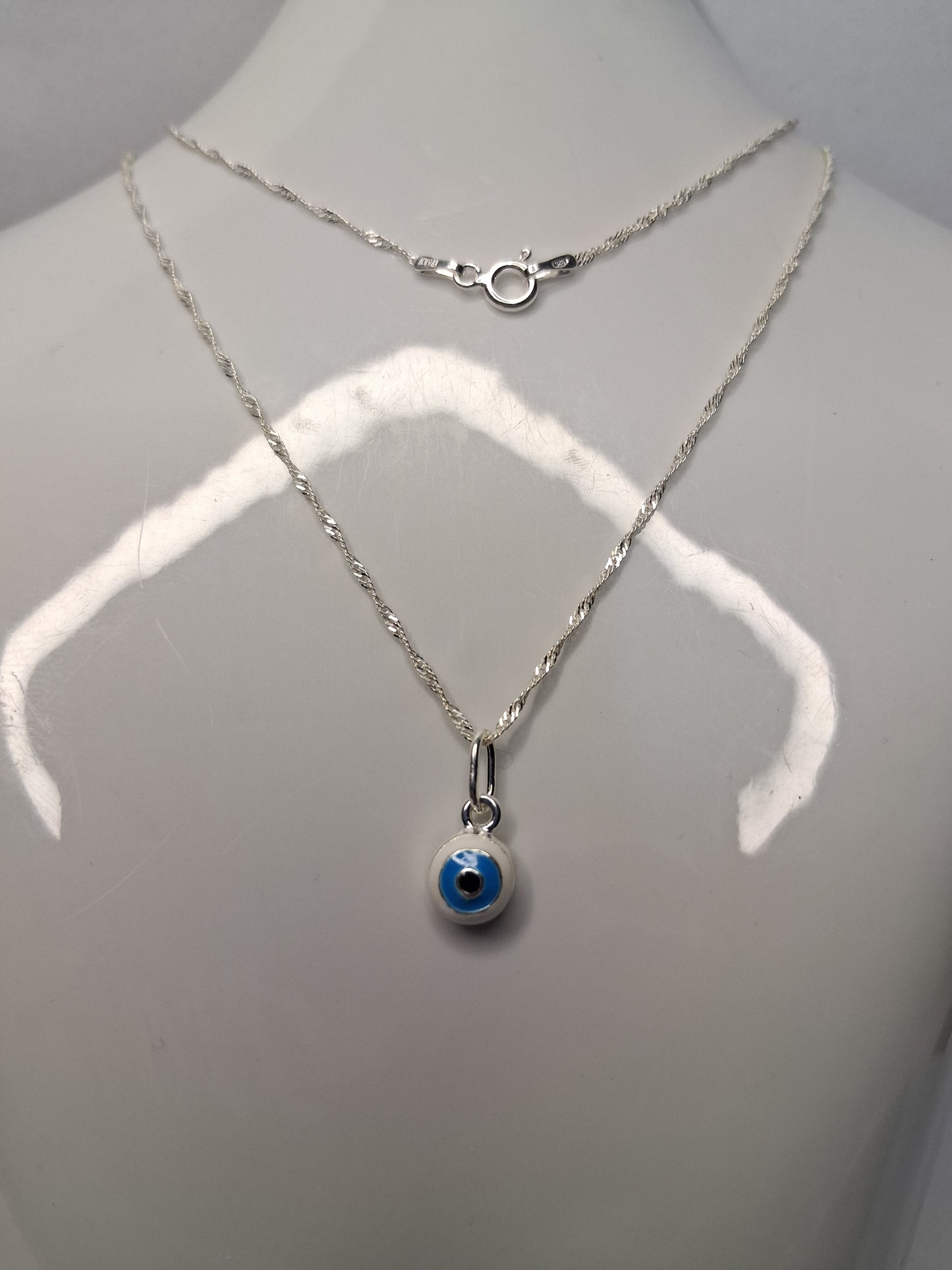 Collar - Ojo Turco (Singapur) - Plata925 - Dama.