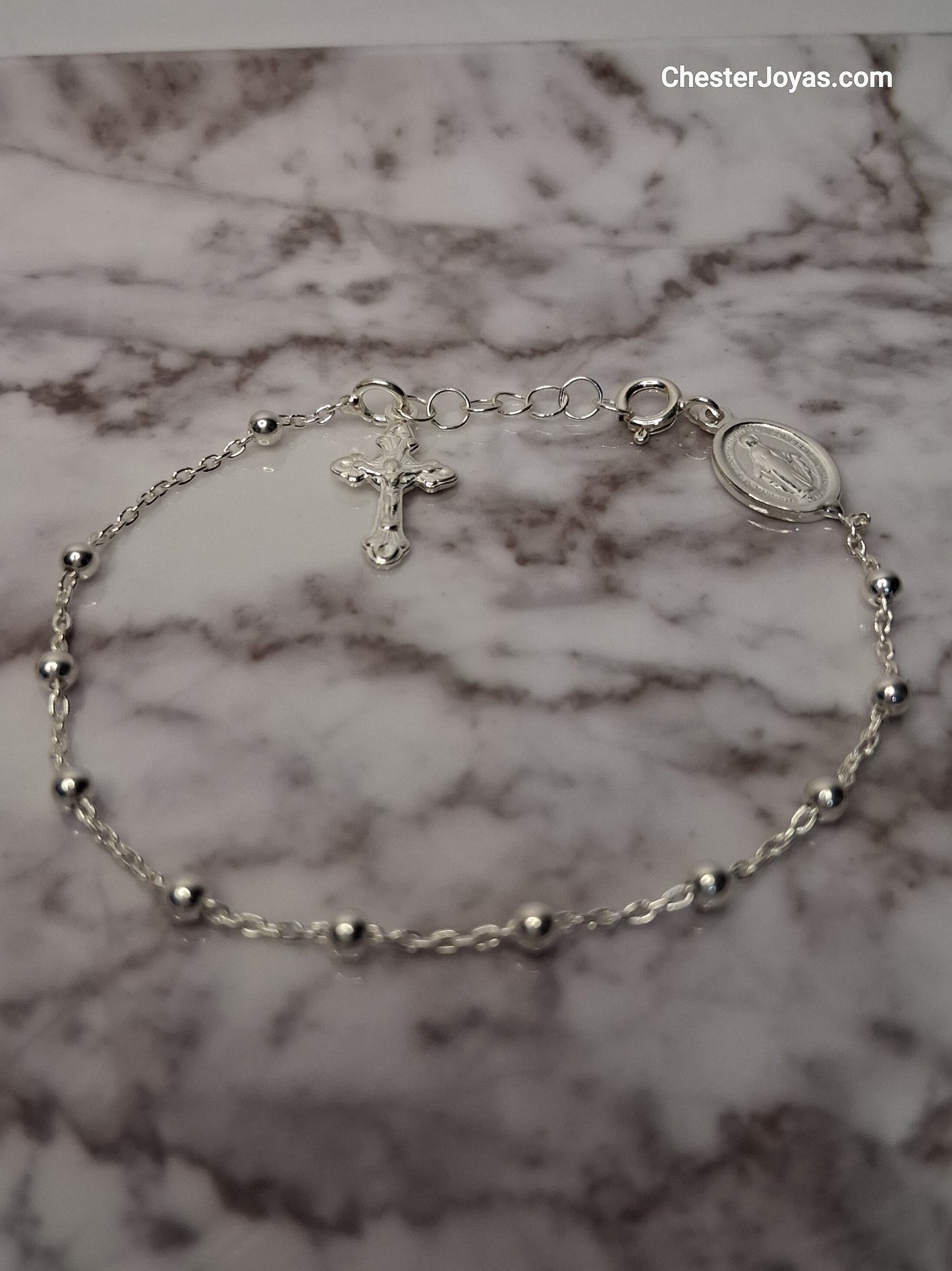 Pulsera - Denario 17,5 + 2 cm - Regulable - Plata925