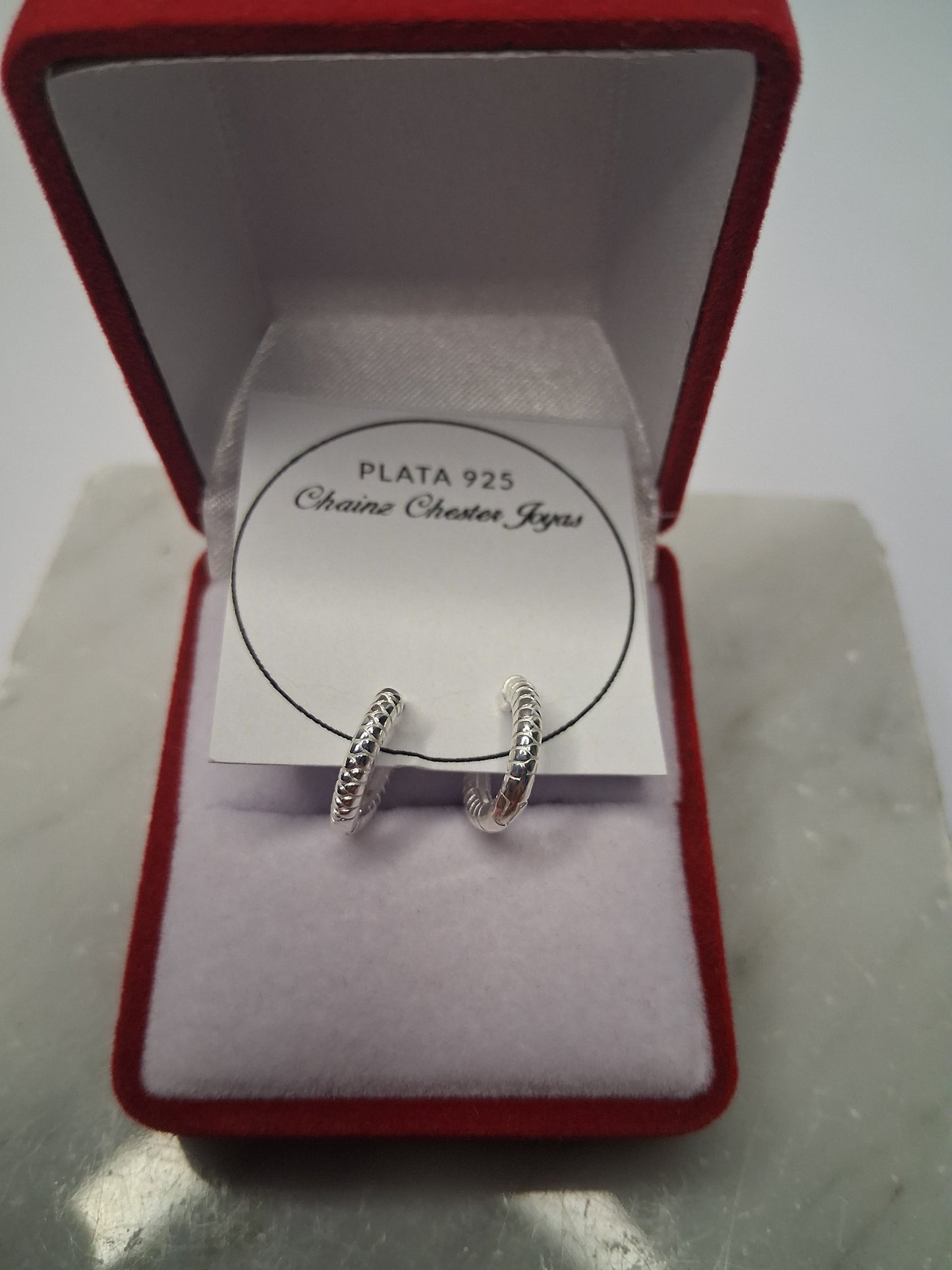 Aros - Argollas Lisas 8 mm - Plata925.