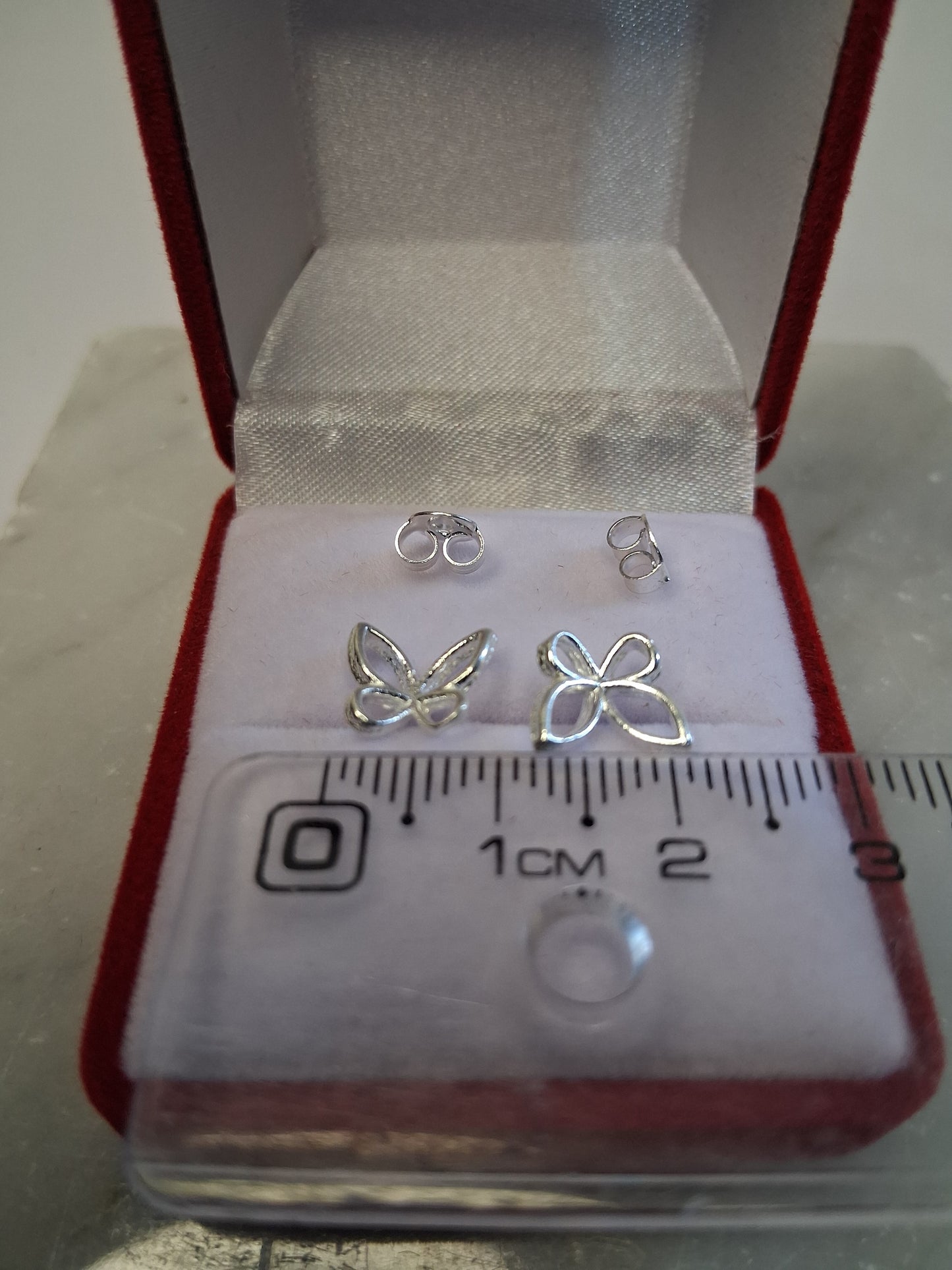 Aros - Pasante Mariposa (2) - Plata925.