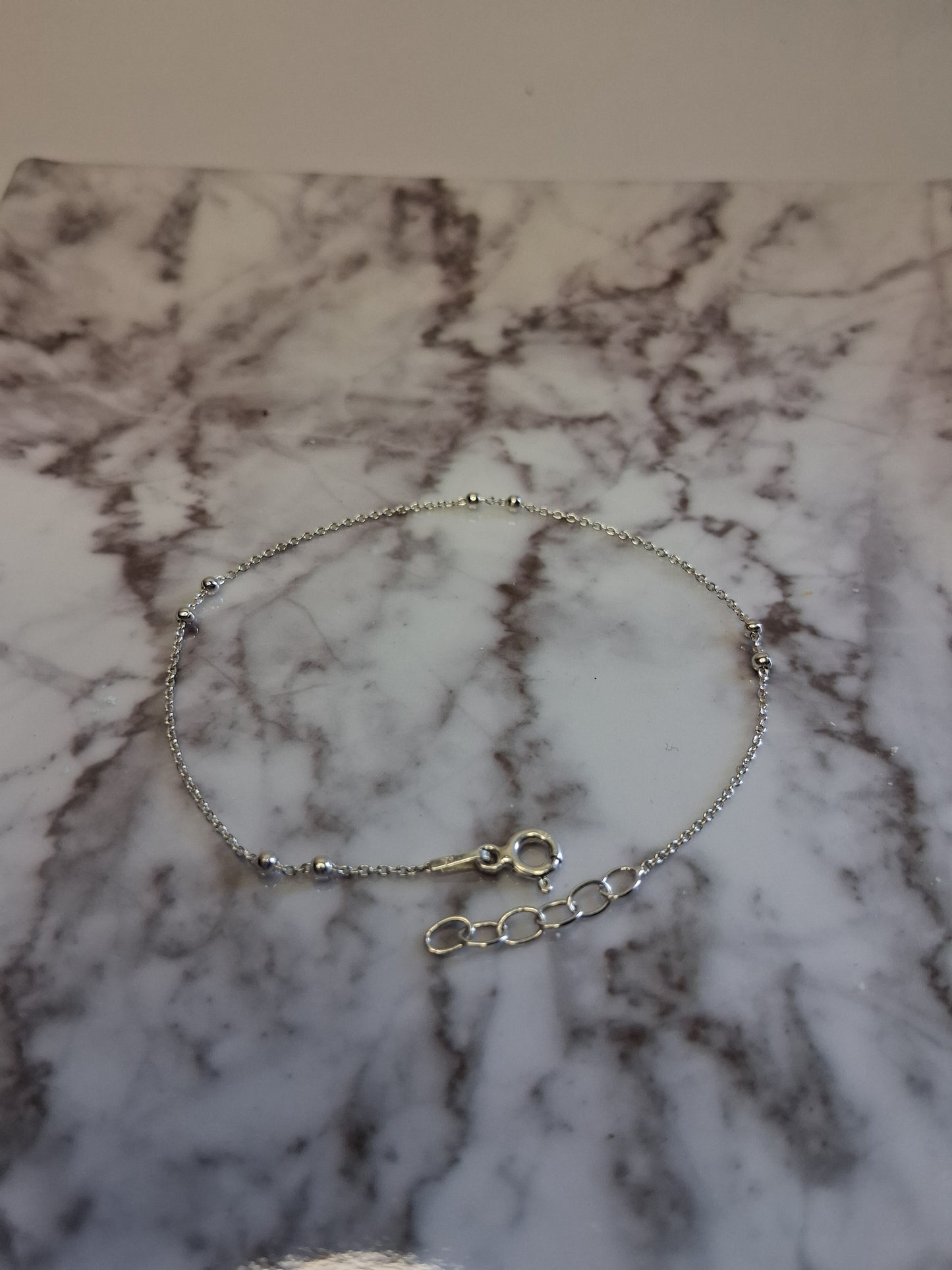 Pulsera - 2 Bolitas - Plata925 - Dama.