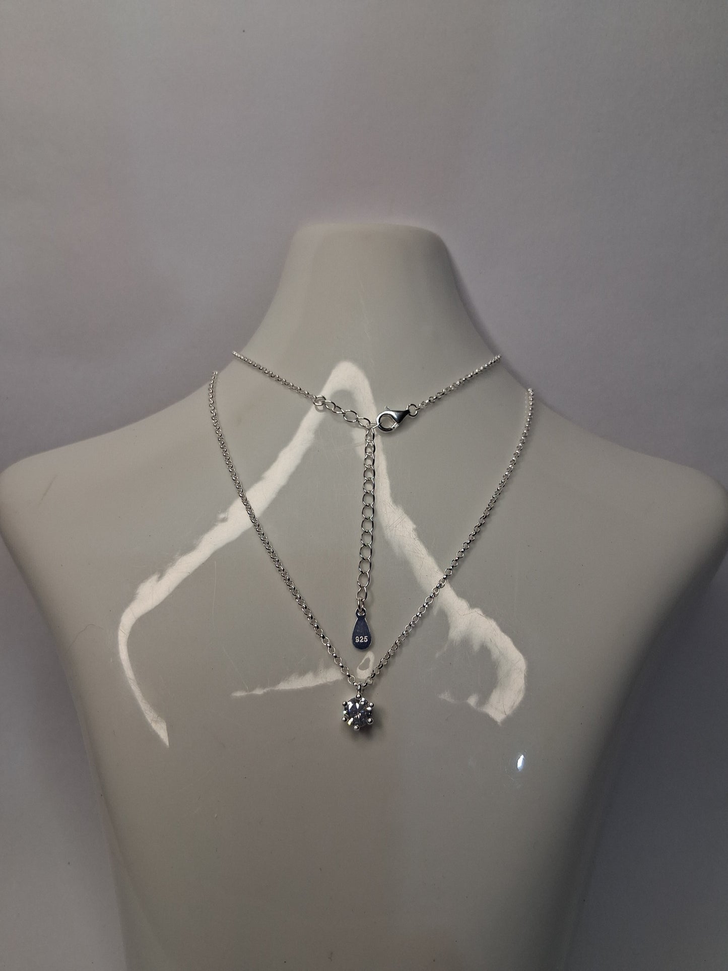 Collar - Colgante Punto de Luz (Regulable) - Plata925 - Dama.