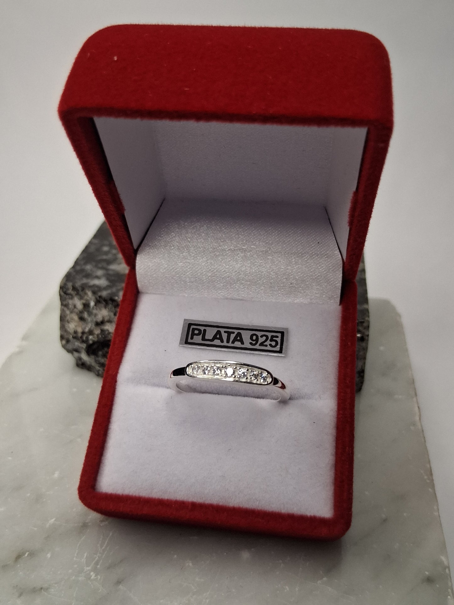 Anillo CAPRI - Medida 18 - Plata925 - Dama.