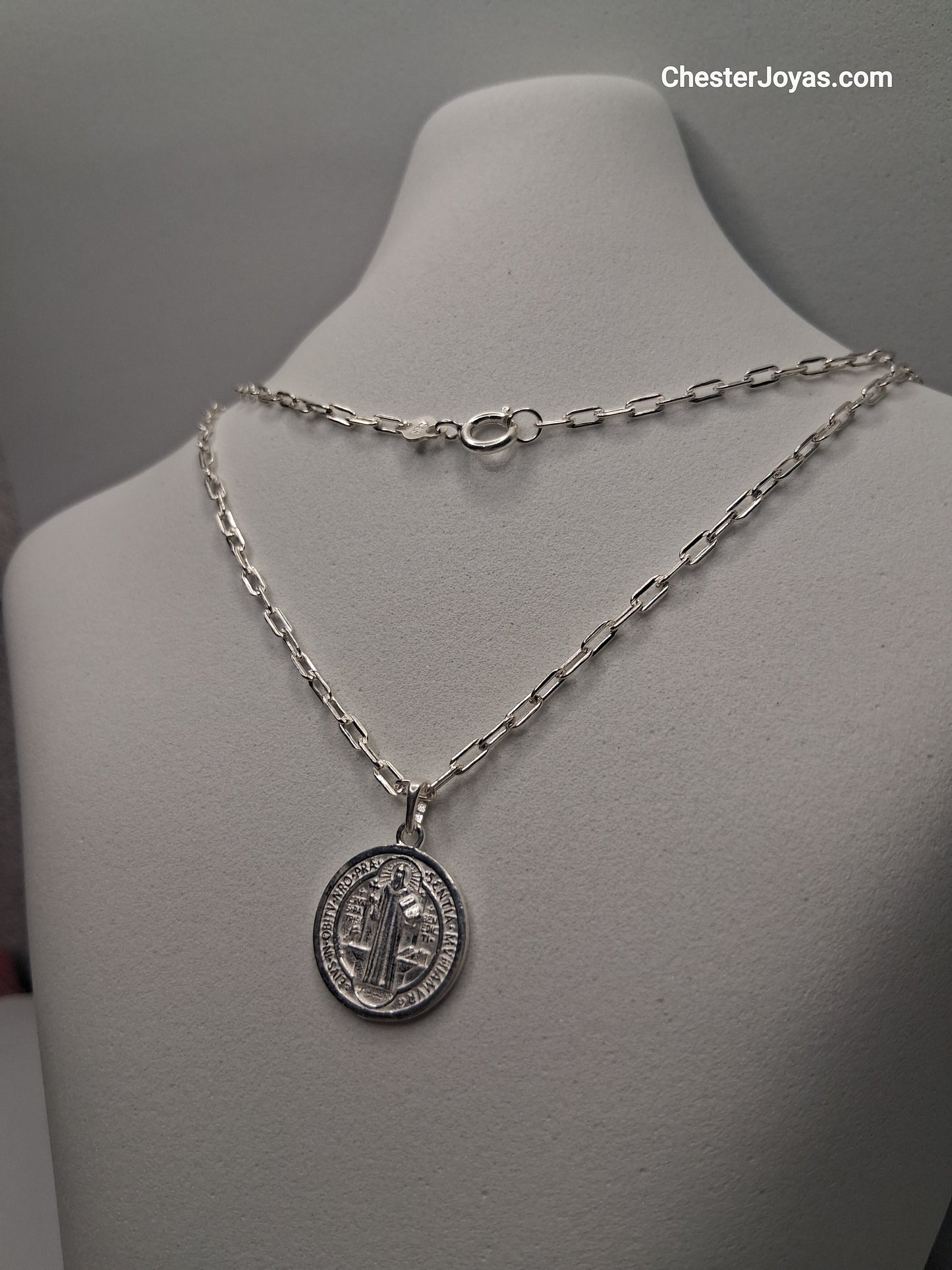 Collar - Forcet F 60 x 70 cms - San Benito - Plata925 - Caballero.