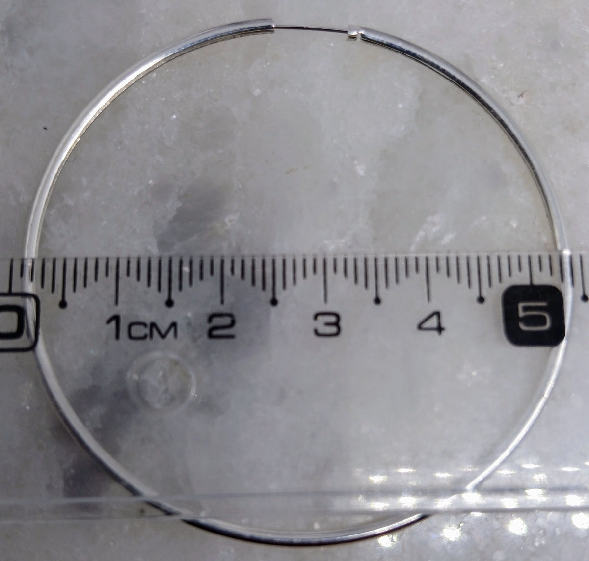 Aros - Argollas Lisas 55 mm - Plata925.