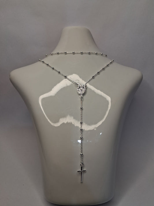 Collar - Rosario x 60 cms - Plata925 - Dama.