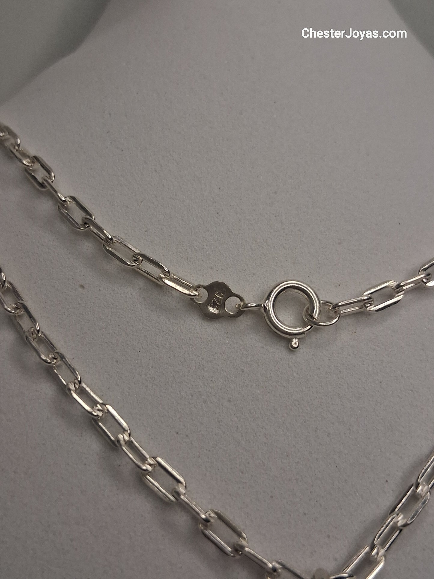Collar - Forcet F-80 x 65 cms - Cruz - Plata925 - Caballero.