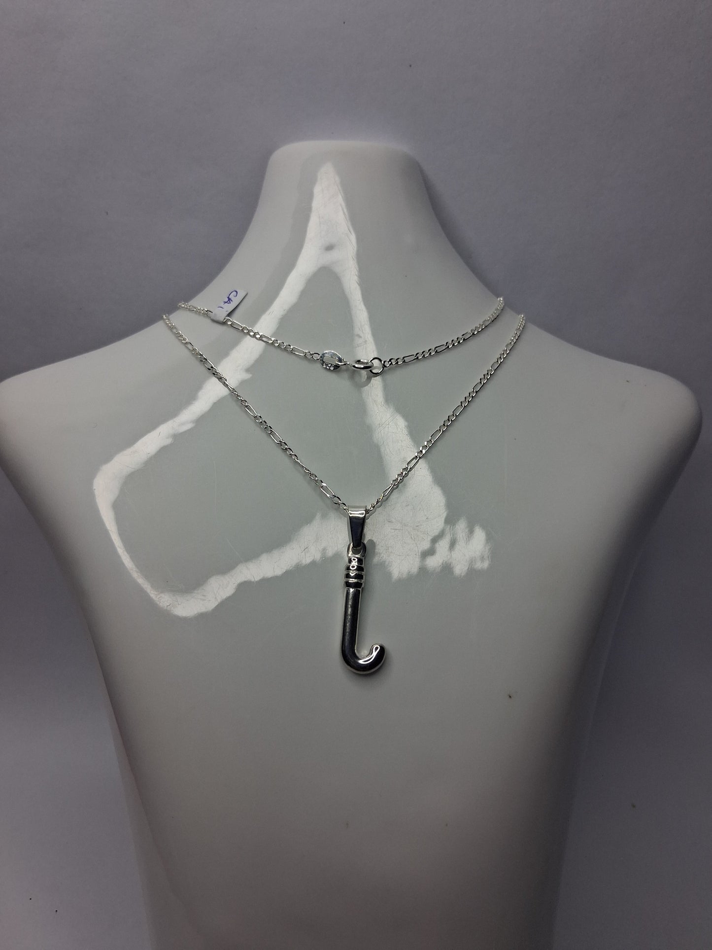 Collar - Palo de Hockey - cadena 3x1 - Plata925 - Dama.