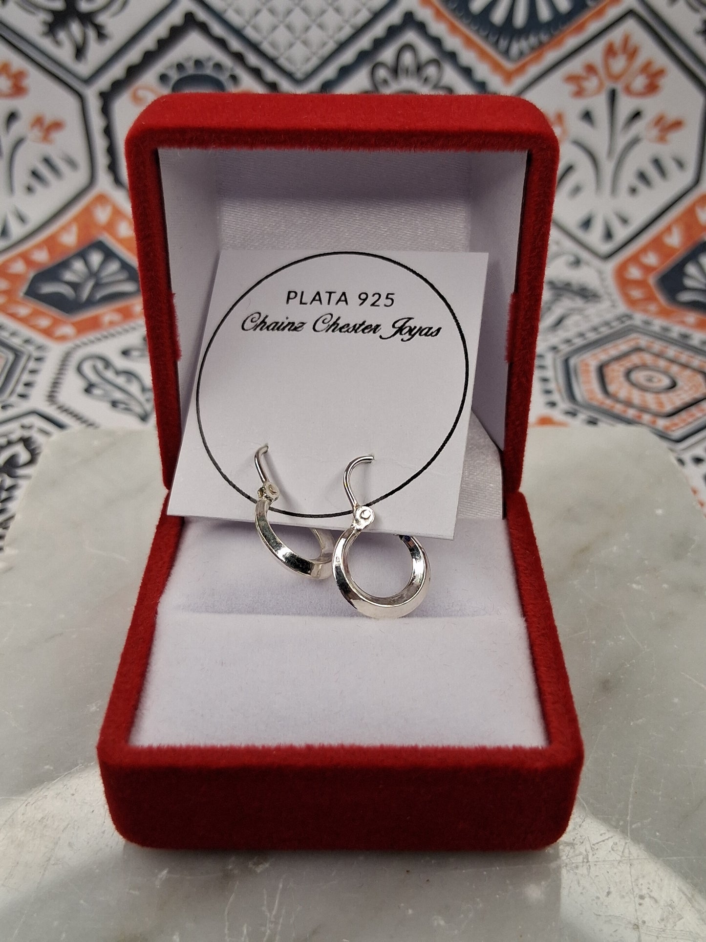 Aros - Argollas Criollitas - 12 mm - Plata925.