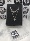 Collar Susano 7mm Plata 925 con Cristal - Dama
