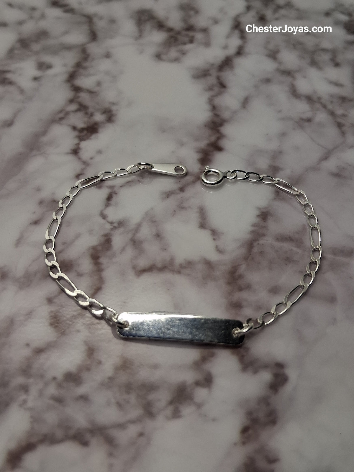 Pulsera Bebe de Identidad 14 cm Plata 925