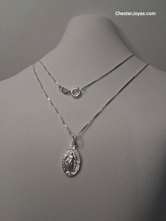 Collar - Medalla Milagrosa - Plata925 - Dama.
