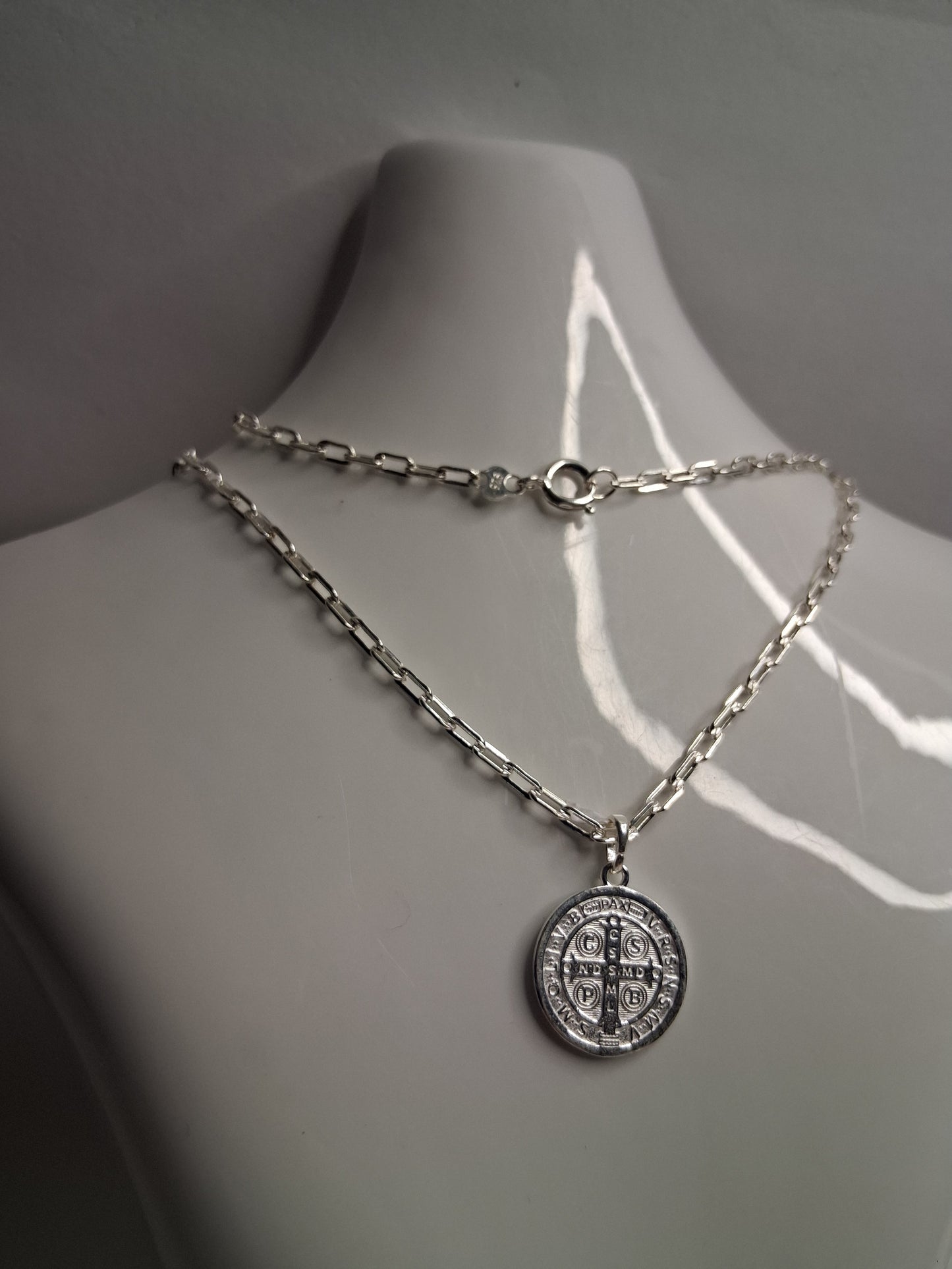 Collar - Forcet F 60 x 70 cm - San Benito  - Plata925 - Caballero.
