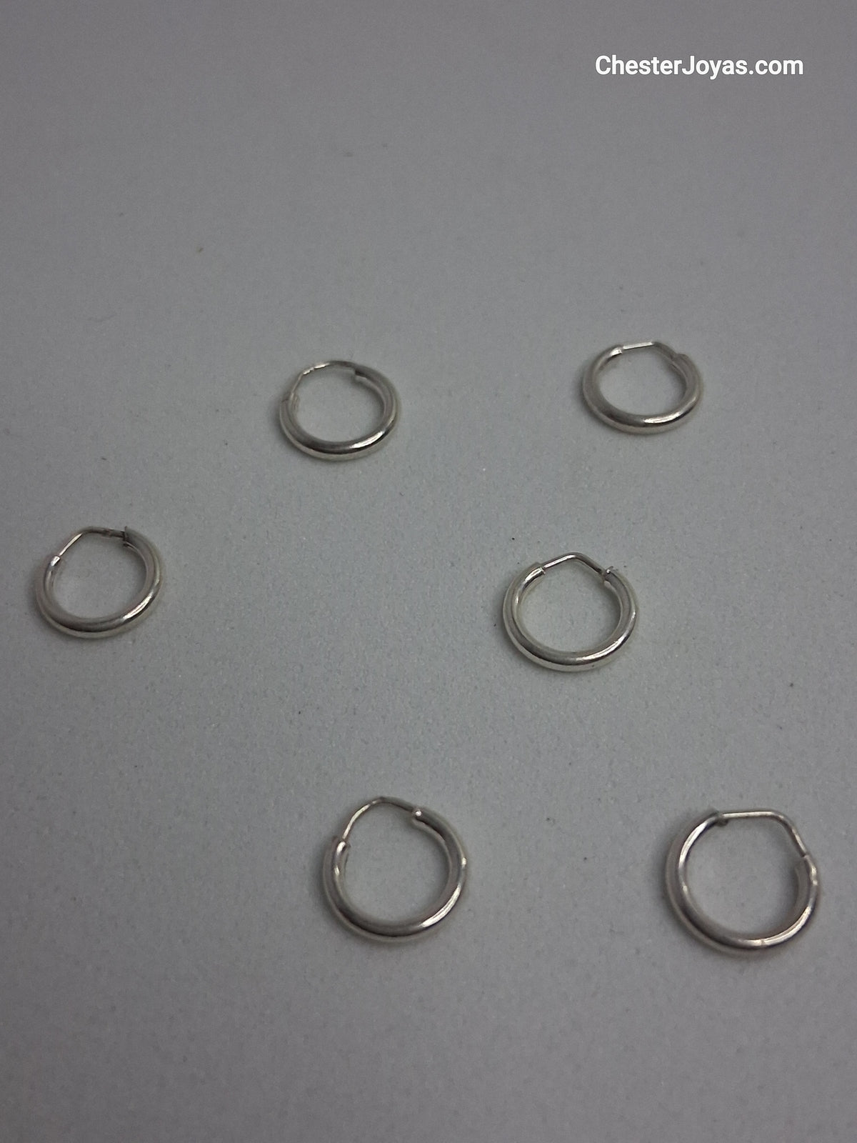 aros lisos plata 925 8 mm