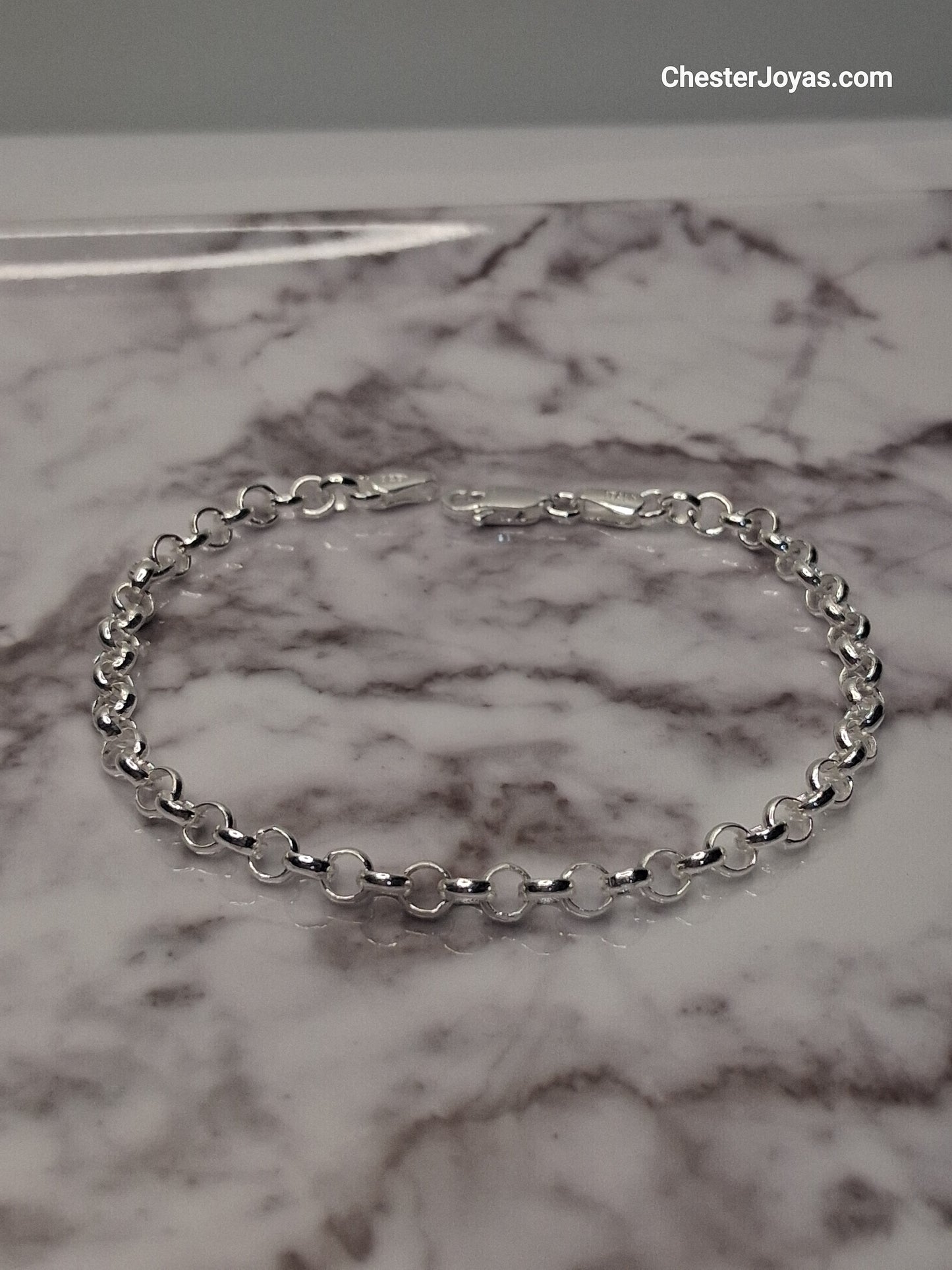 Pulsera - Rolo N° 1 (RIO) - 18 cms - Plata925 - Dama.