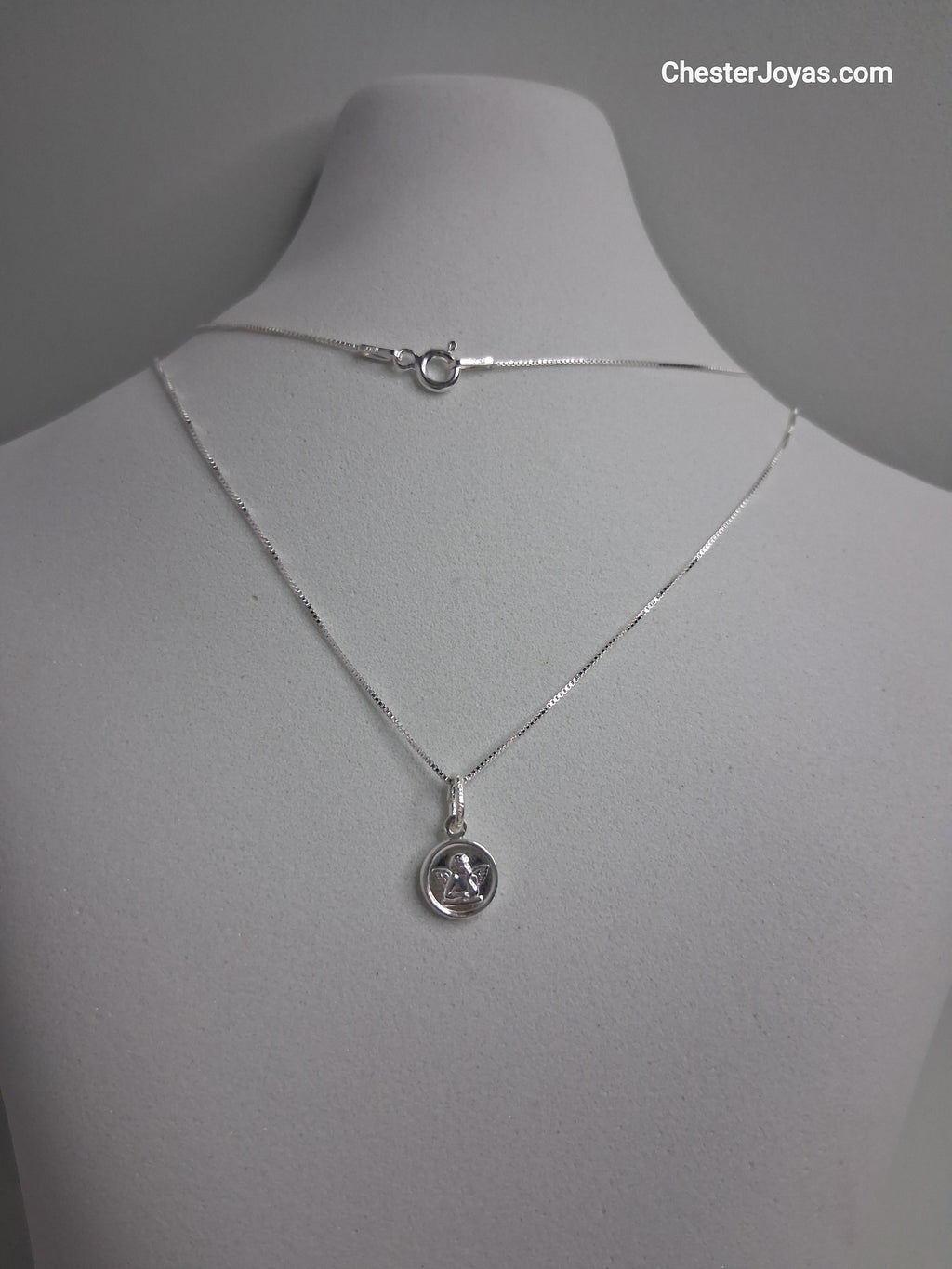 Collar - Ángel de Guarda 9 mm - Plata925 - Dama.